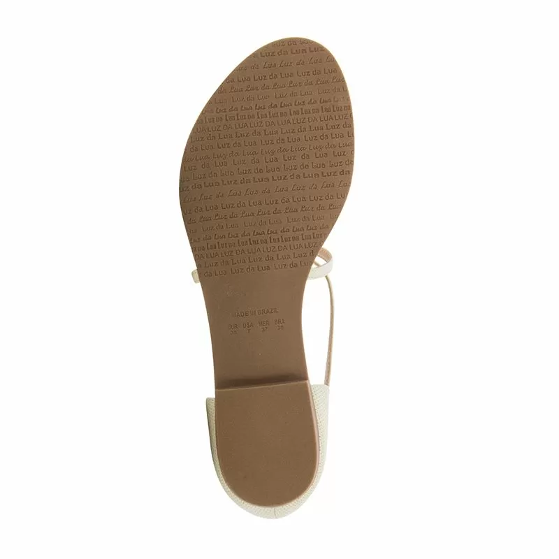Дамски Равни Сандали LUZ DA LUA - 53120013 PANNA/PANNA