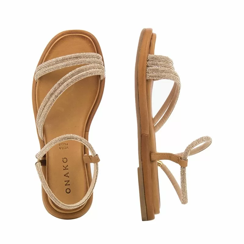 Дамски Равни Сандали ONAKO - 2383  ALL COCONUT