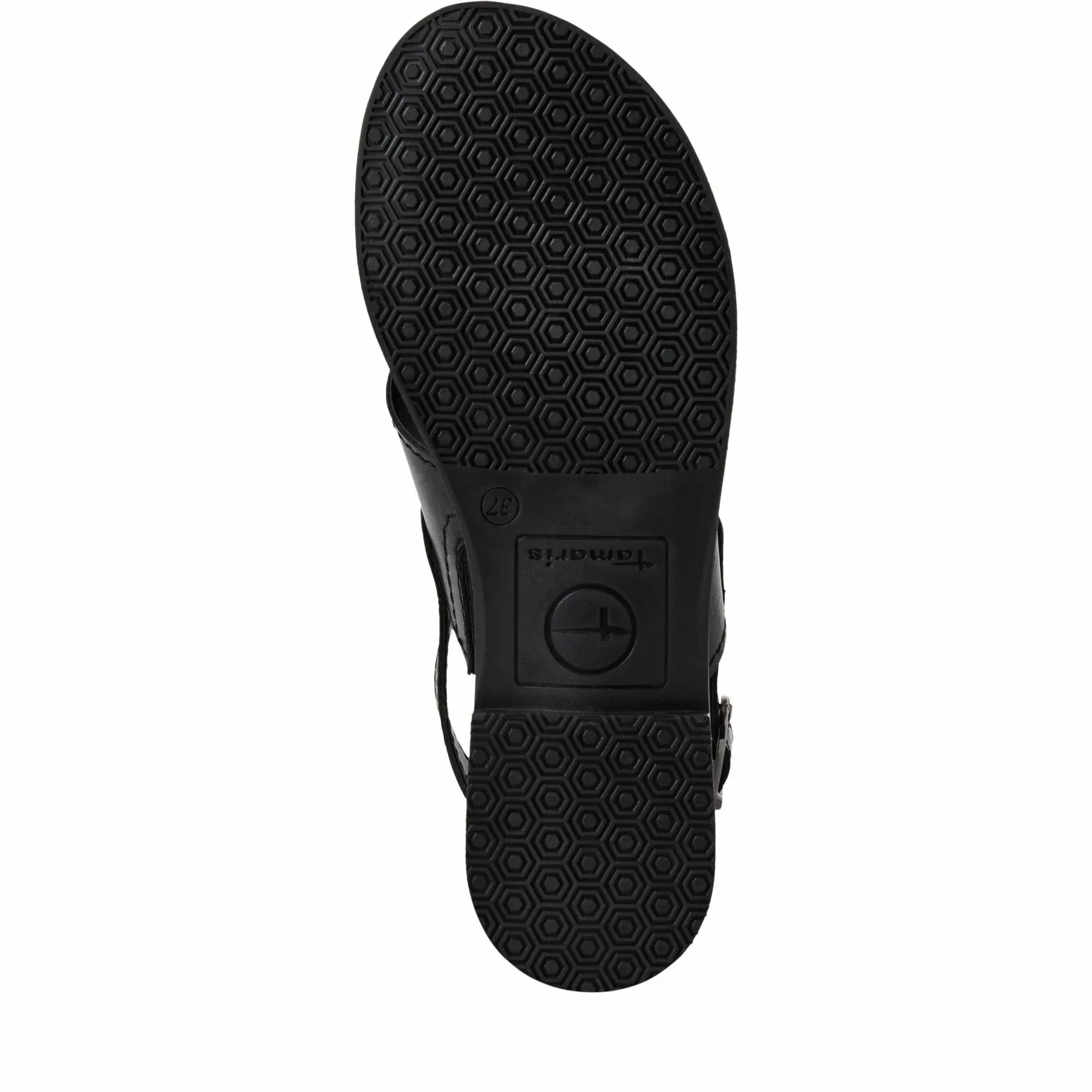 Дамски Равни Сандали TAMARIS - 1-28102-44-003 BLACK LEATHER - Image 6