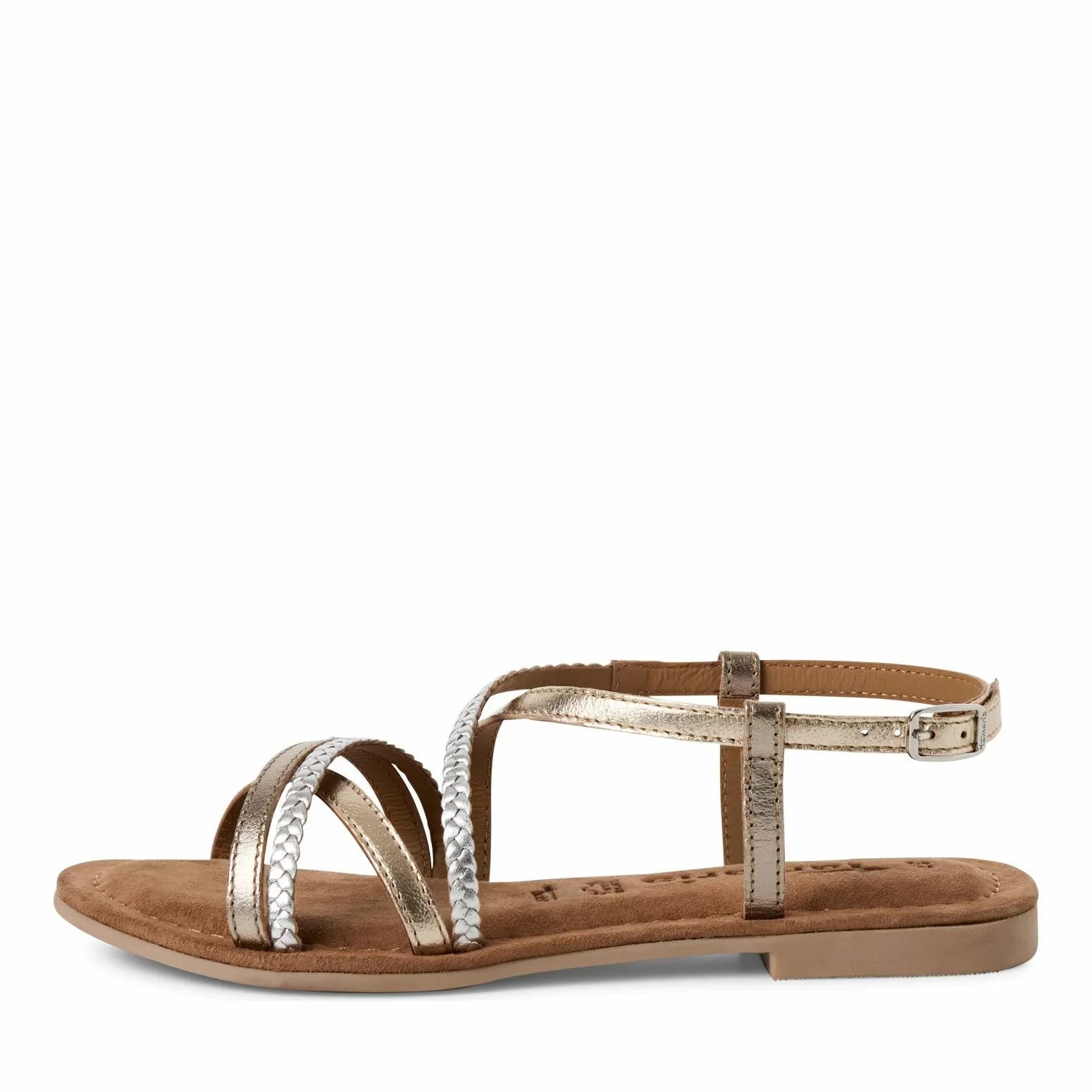 Дамски Равни Сандали  TAMARIS - 1-28139-44-116 CHAMPAGNE COMB