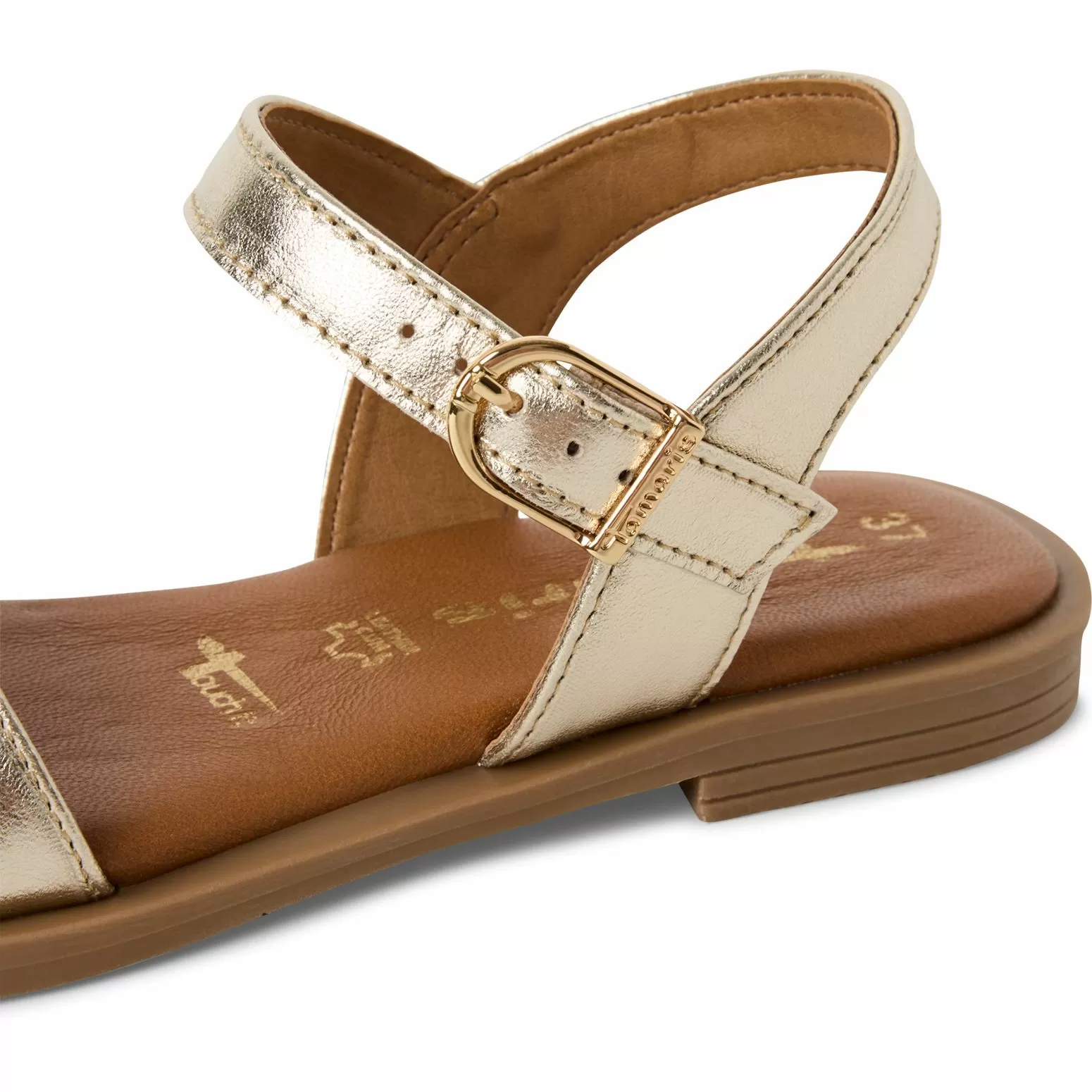 Дамски Равни Сандали TAMARIS - 1-28160-42-965 LIGHT GOLD MET - Image 6