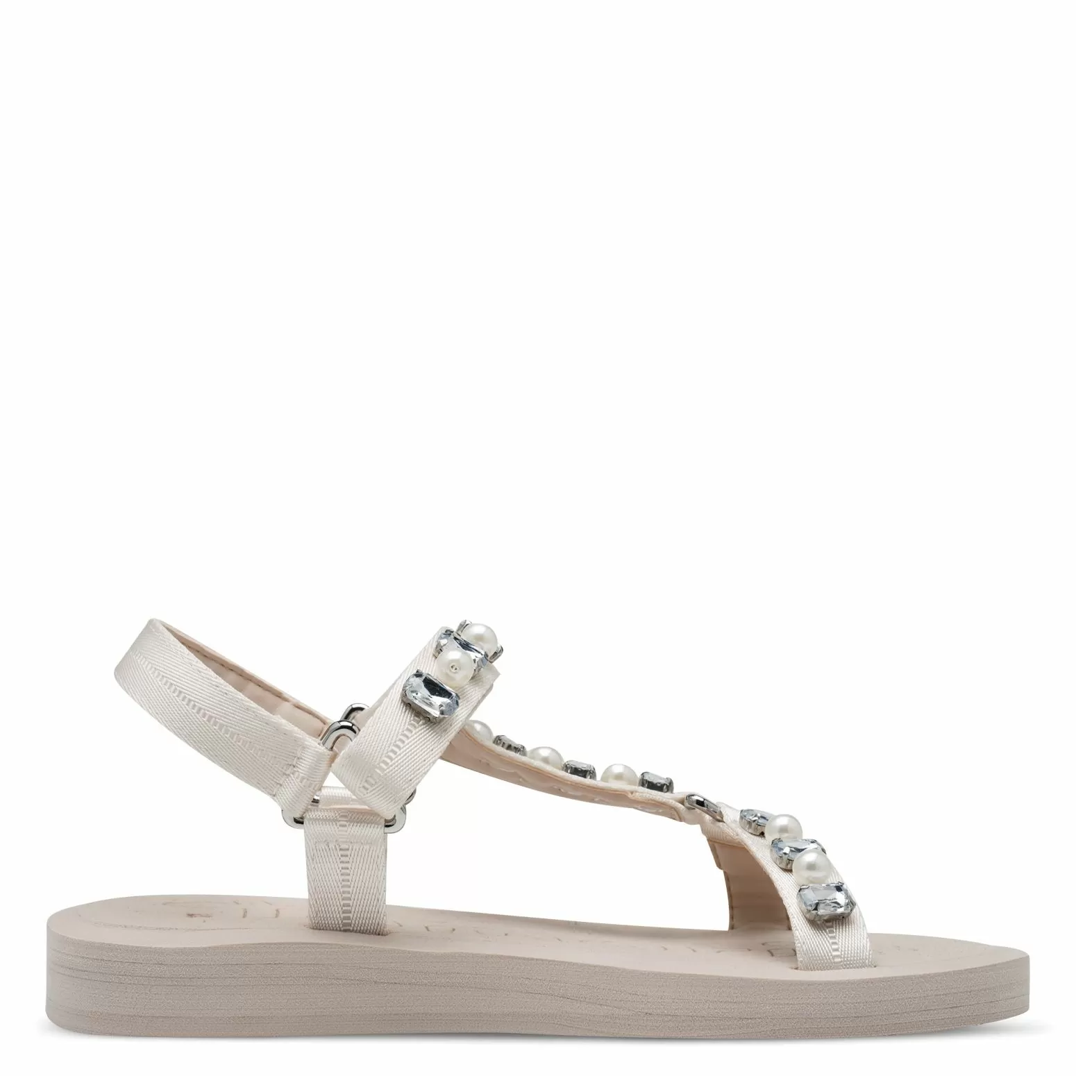 Дамски Равни Сандали TAMARIS - 1-28269-44-484 IVORY GLAM