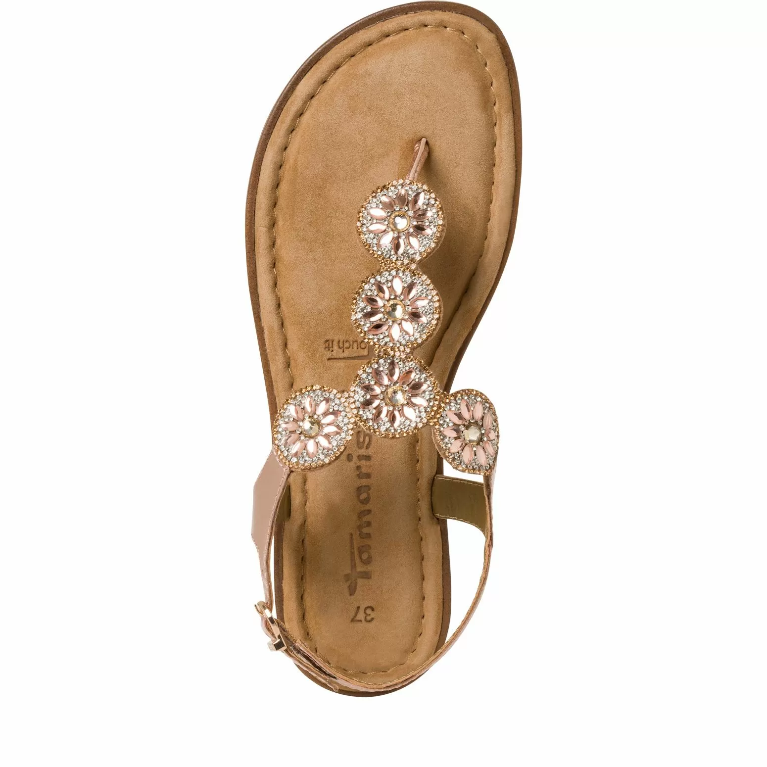 Дамски Равни Сандали TAMARIS - 1-28602-42-952 ROSE METALLIC - Image 5