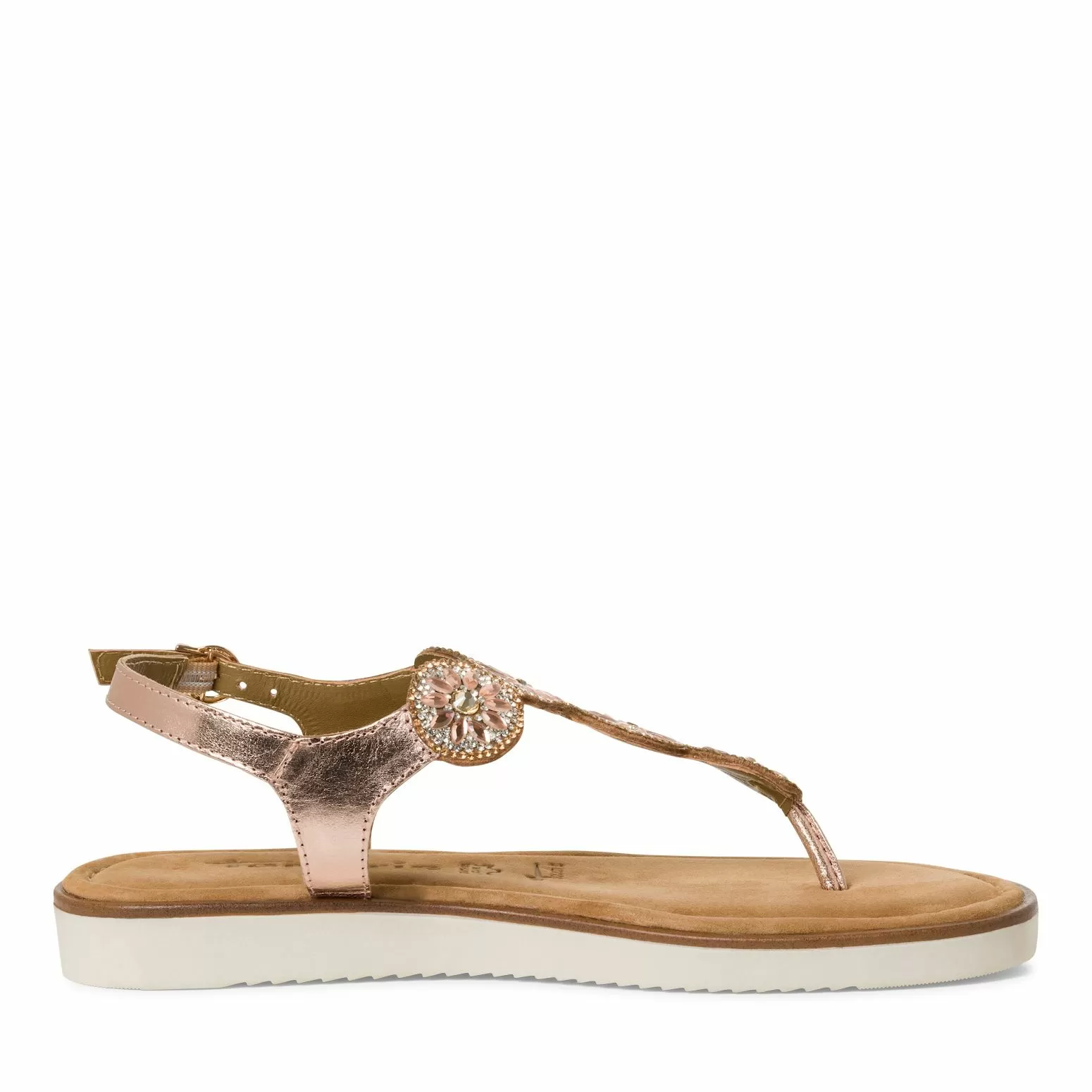 Дамски Равни Сандали TAMARIS - 1-28602-42-952 ROSE METALLIC