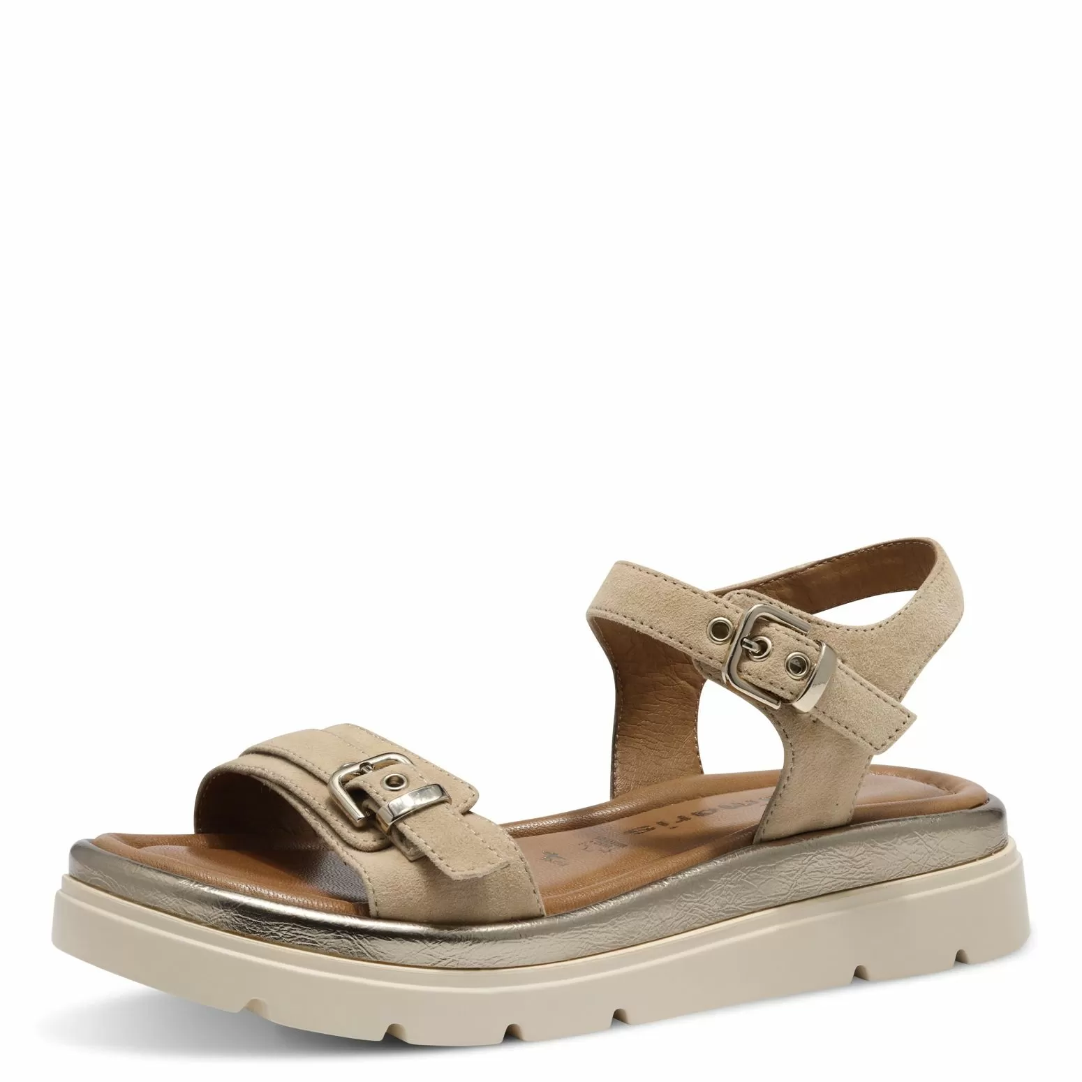 Дамски Равни Сандали TAMARIS - 1-28700-44-435 TAN