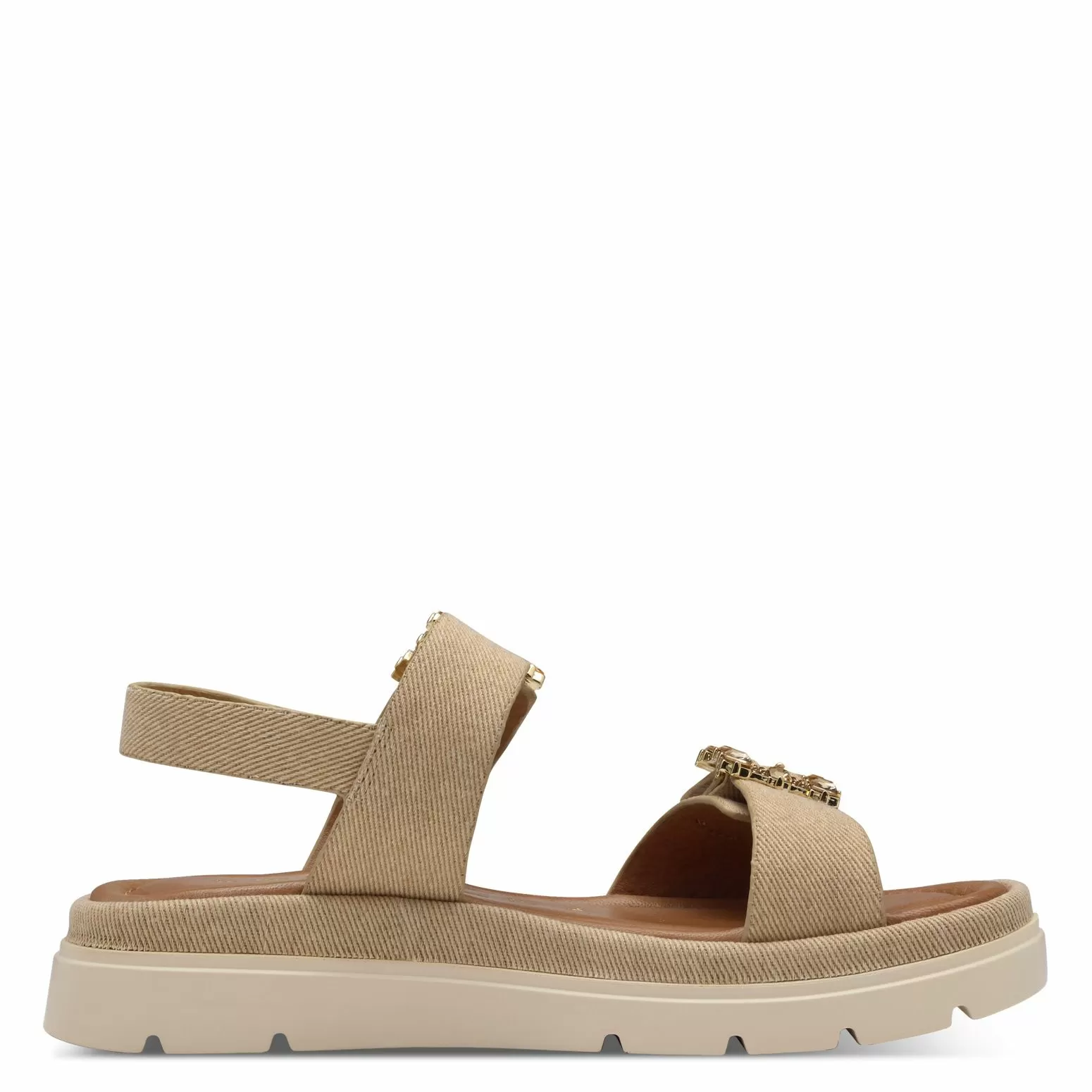 Дамски Равни Сандали TAMARIS - 1-28702-44-435 TAN