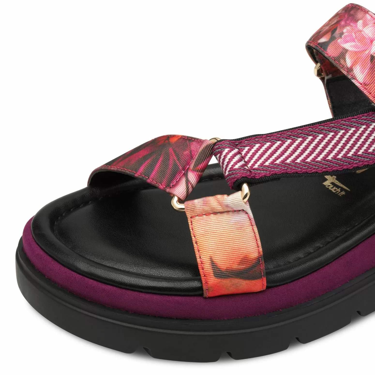 Дамски Равни Сандали TAMARIS - 1-28703-44-578 DARK PINK COMB - Image 6