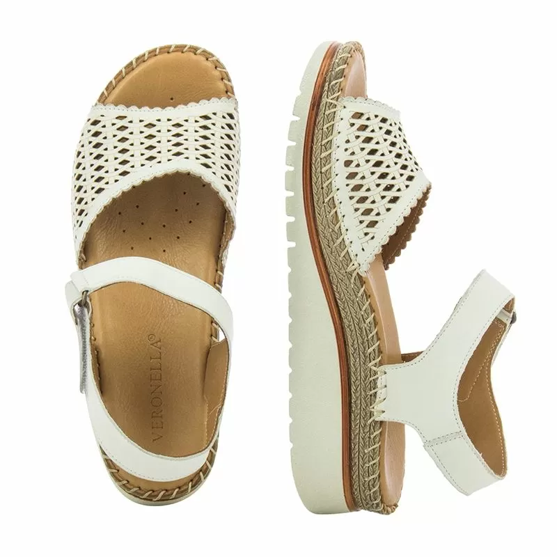 Дамски Сандали Комфорт VERONELLA - 030-148-0708 OFF WHITE
