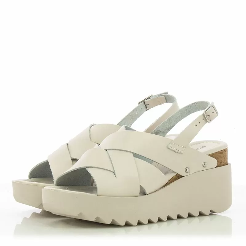 Дамски Сандали На Платформа BOTTERO - 353003 OFF WHITE - Image 5