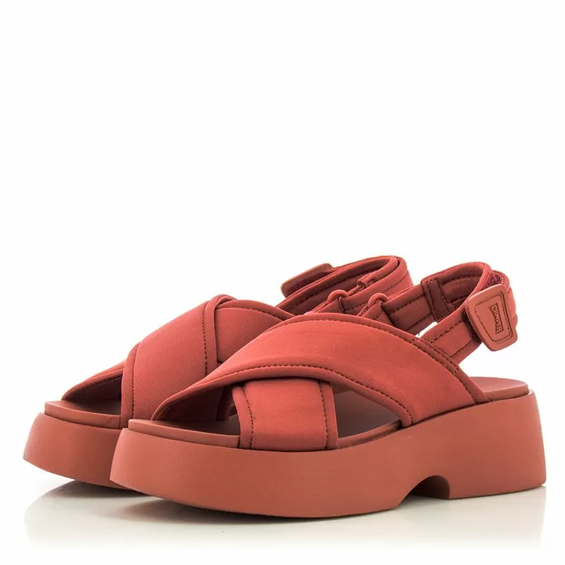 Дамски Сандали На Платформа CAMPER - K201610-003 TASHA ROJO - Image 5