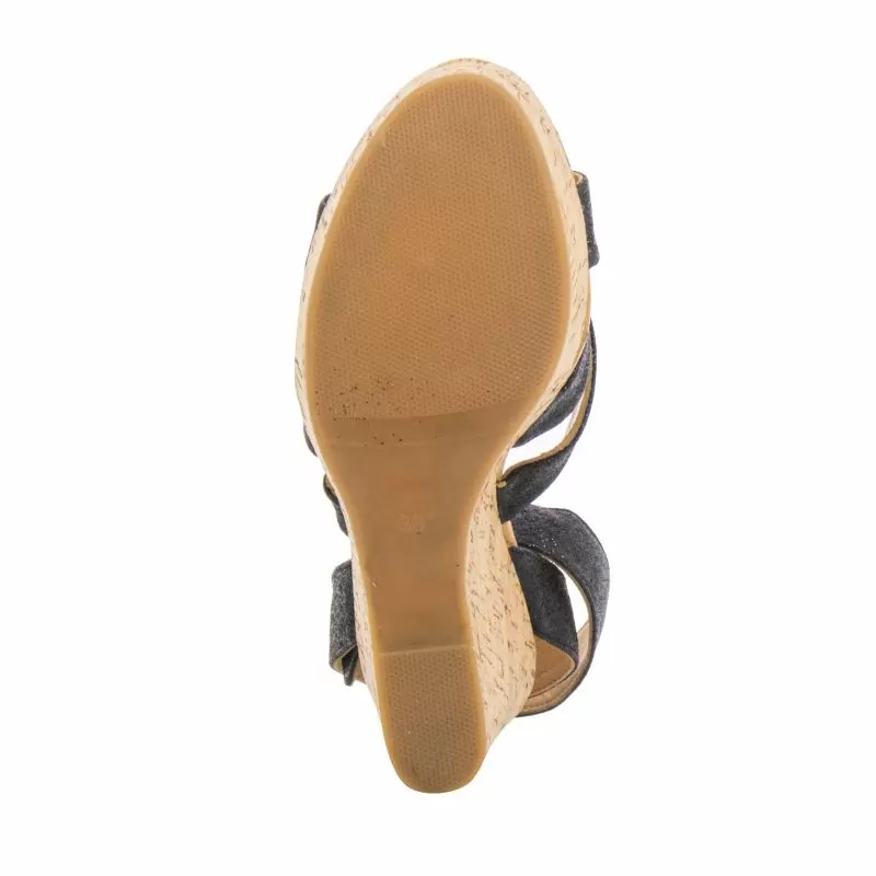 Дамски сандали на платформа CARLO FABIANI - 3430-SS19 черен