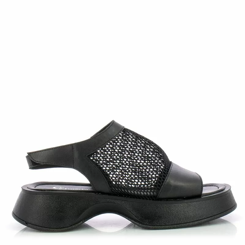 Дамски Сандали На Платформа CARLO FABIANI - 447-1003 BLACK