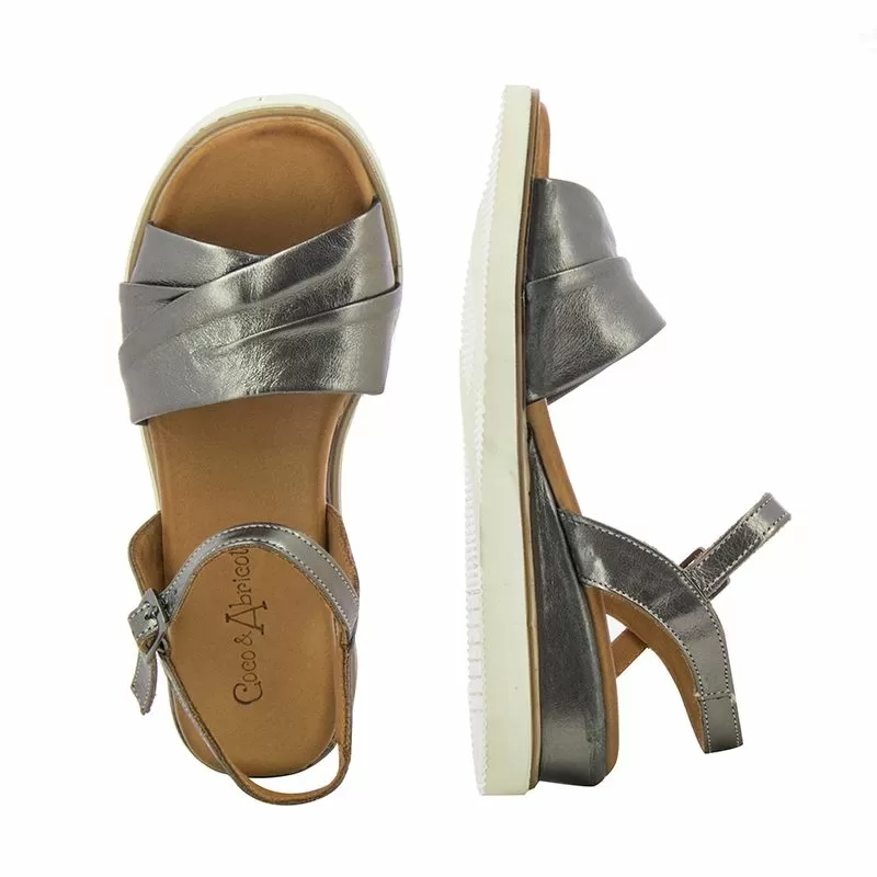 Дамски Сандали На Платформа COCO ABRICOT - V2691A PEWTER