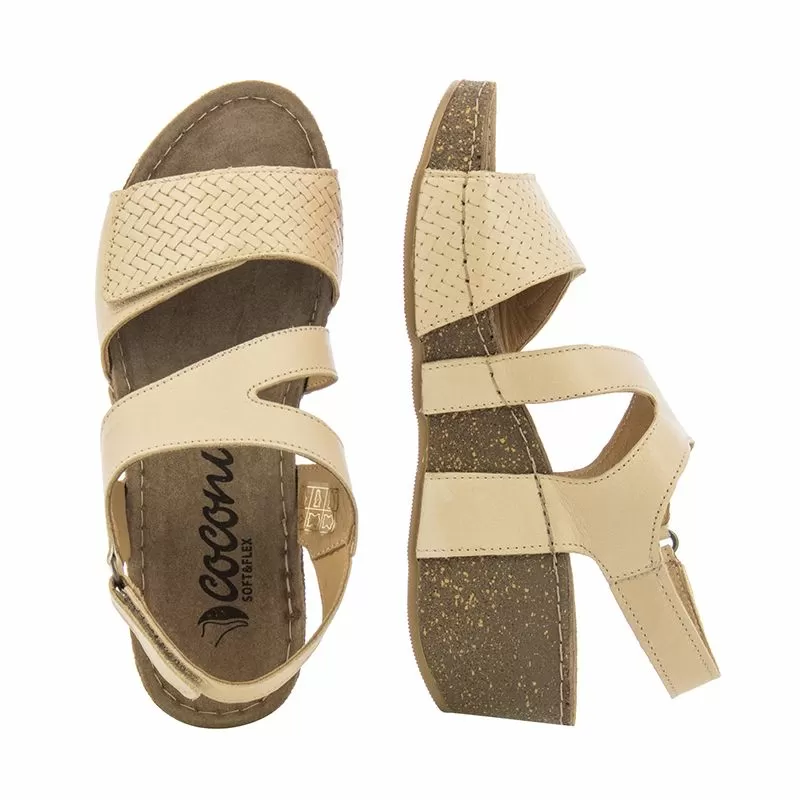 Дамски Сандали На Платформа  COCONUT - 184.204  BEIGE