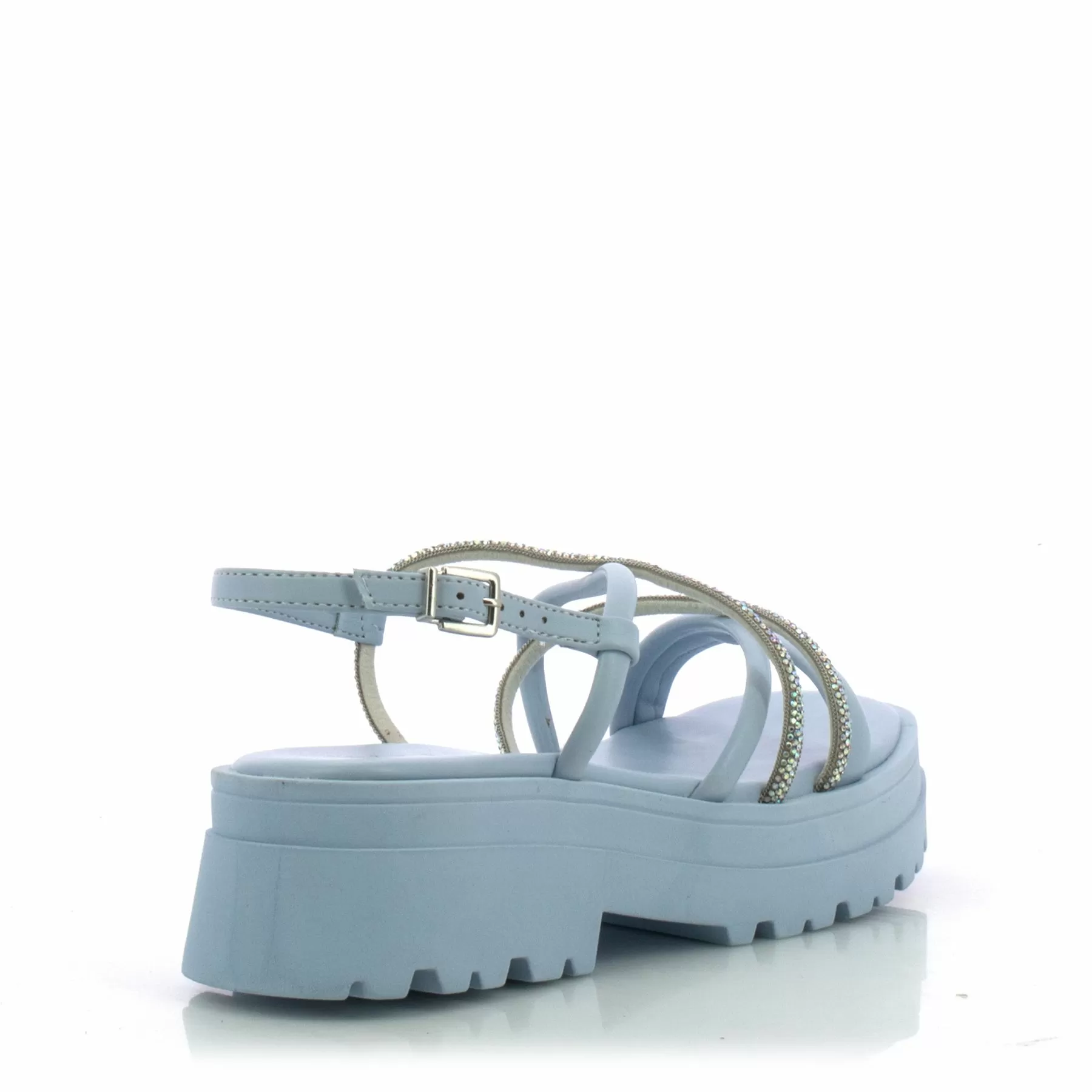 Дамски Сандали На Платформа RAMARIM - 2438203 DARK BLUE/OFFWHITE - Image 5