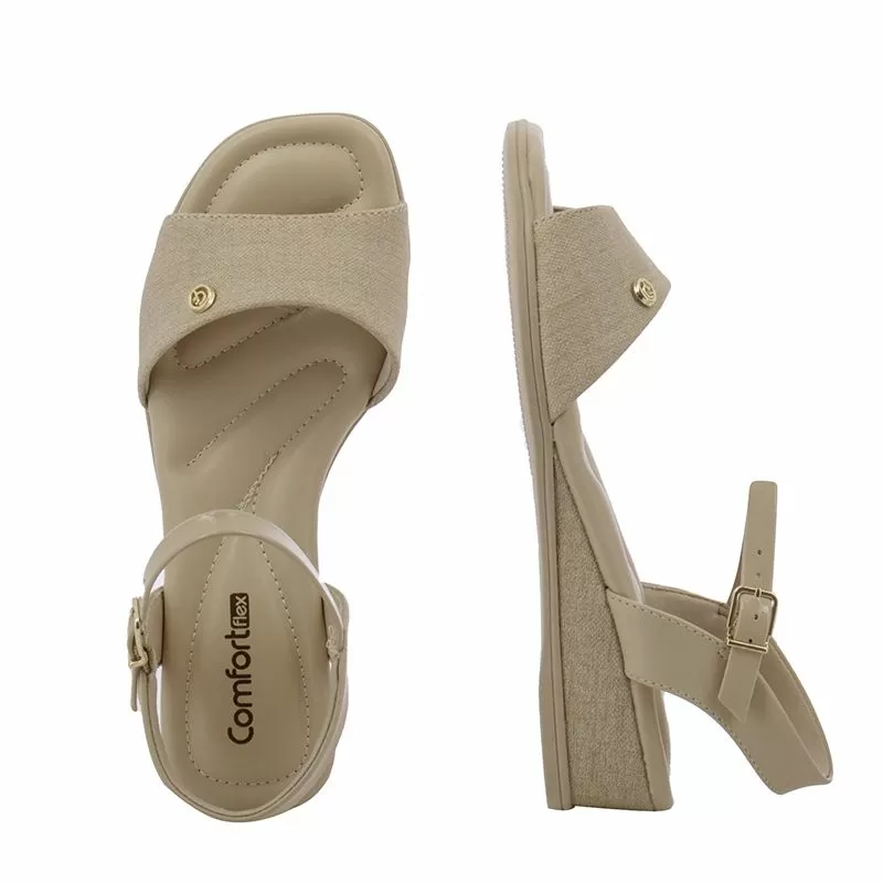 Дамски Сандали На Платформа RAMARIM - 2470404 ALMOND/ALMOND