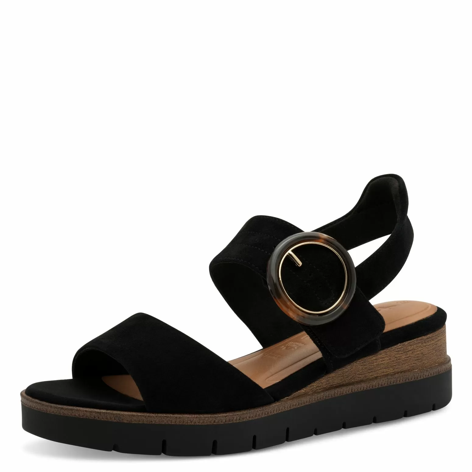 Дамски Сандали На Платформа TAMARIS - 1-28206-42-007 BLACK UNI