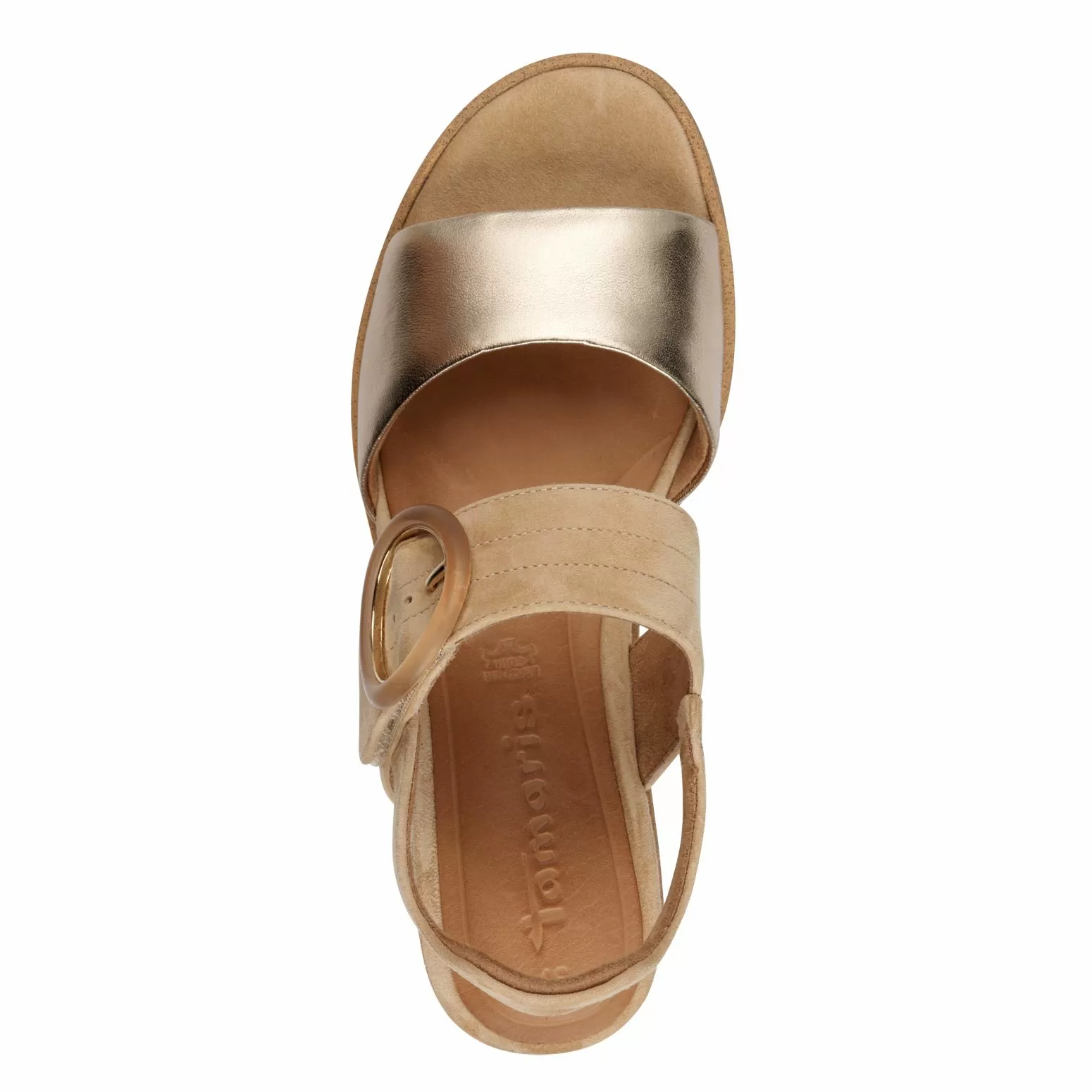 Дамски Сандали На Платформа TAMARIS - 1-28206-42-445 TAN COMB - Image 5