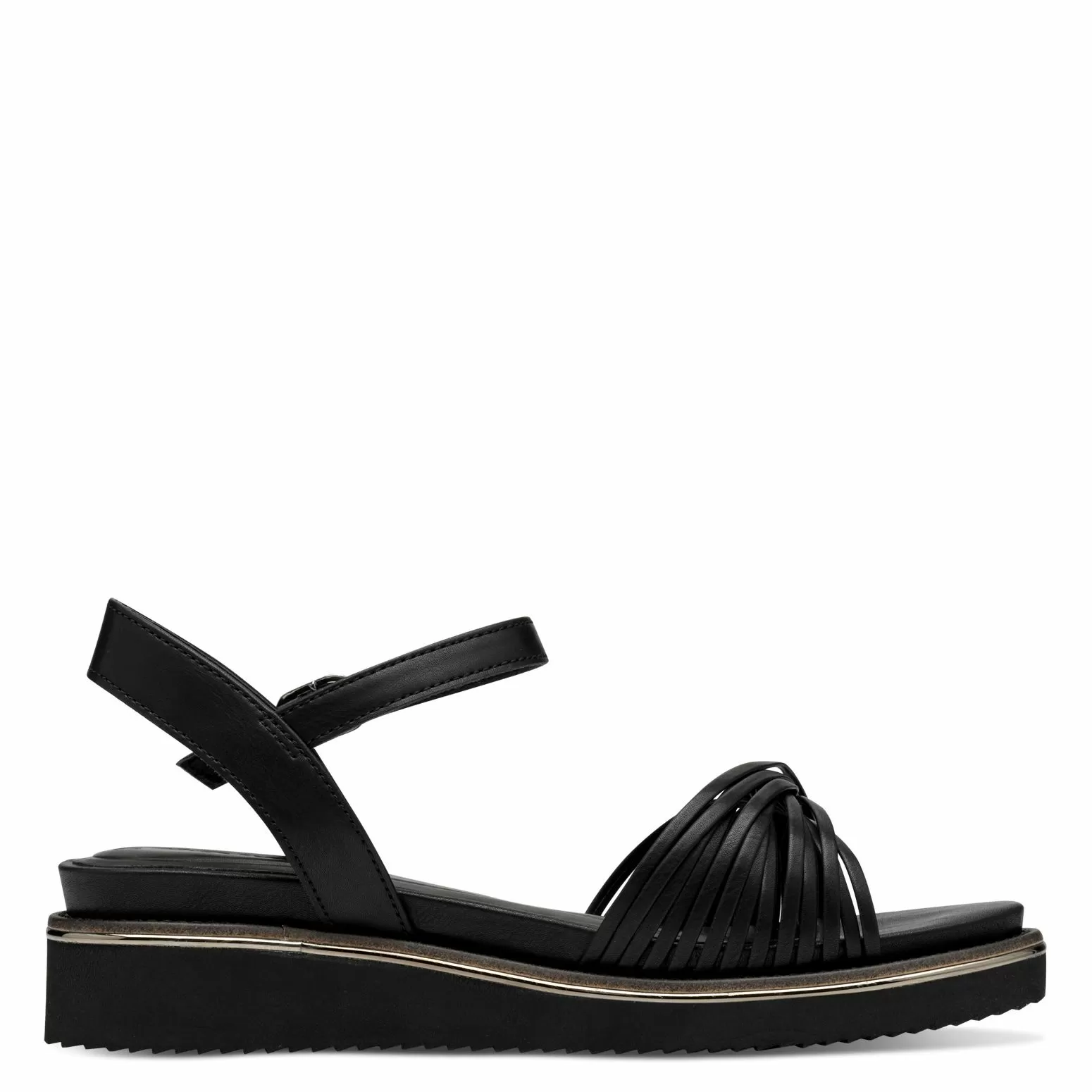 Дамски Сандали На Платформа TAMARIS - 1-28218-44-001 BLACK