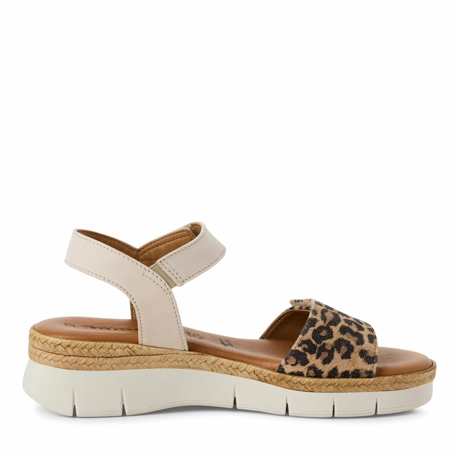 Дамски Сандали На Платформа TAMARIS - 1-28220-44-412 IVORY/LEOPARD - Image 6