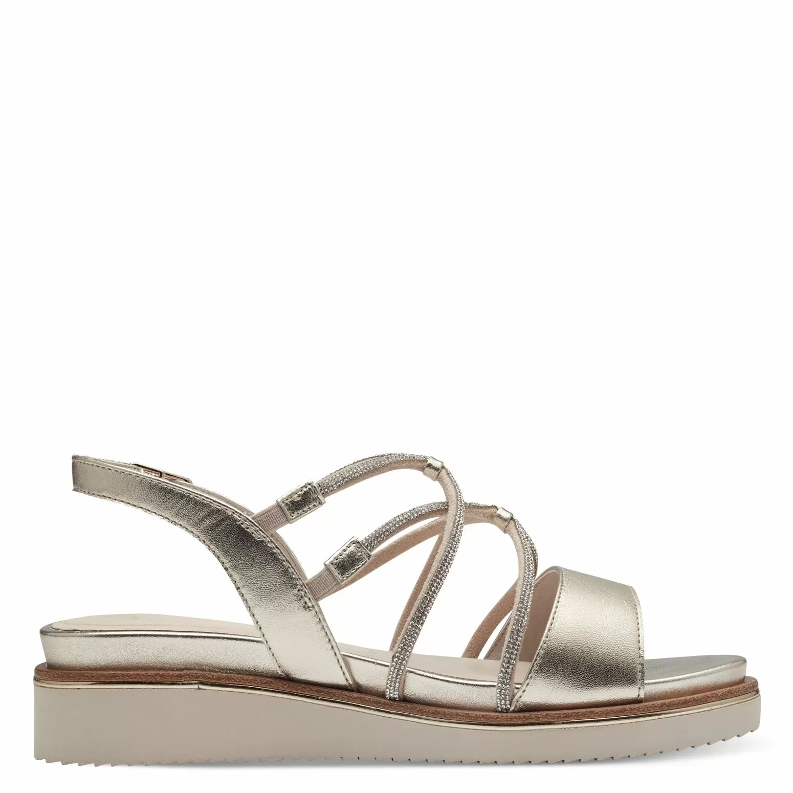 Дамски Сандали На Платформа TAMARIS - 1-28257-42-933 LIGHT GOLD