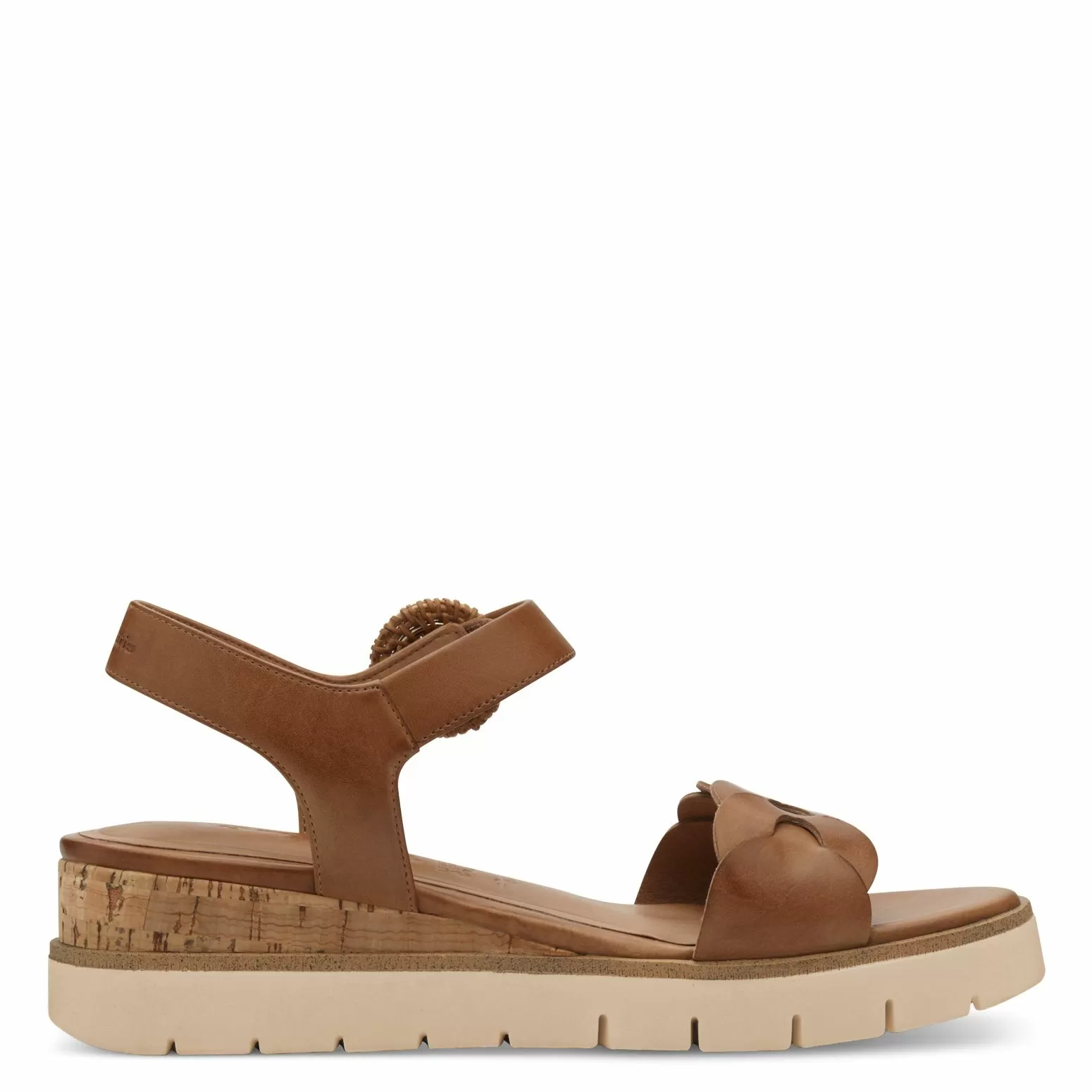 Дамски Сандали На Платформа TAMARIS - 1-28258-44-305 COGNAC