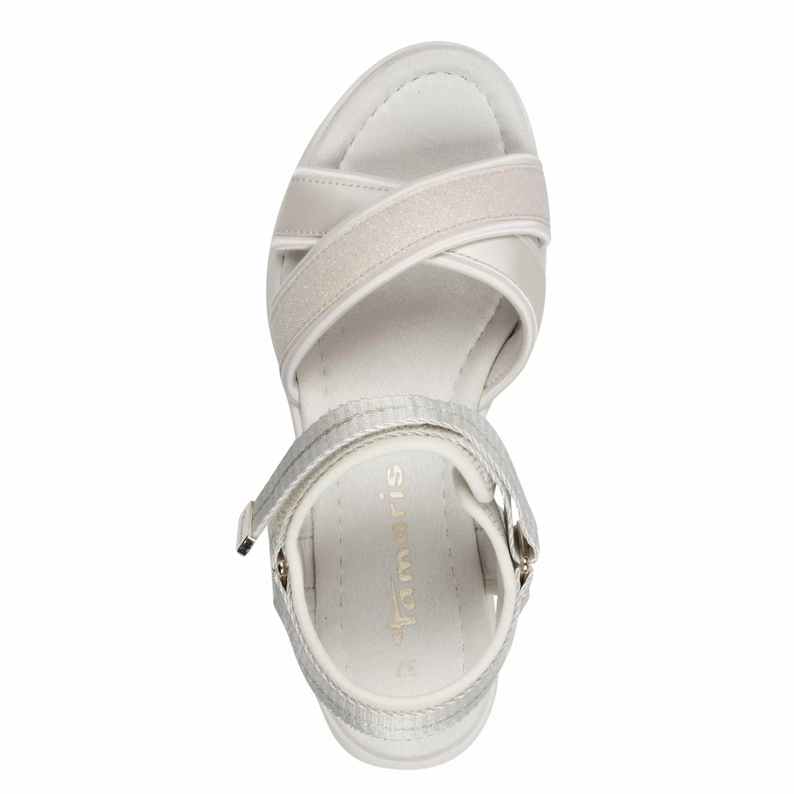 Дамски Сандали На Платформа TAMARIS - 1-28262-44-418 IVORY - Image 6