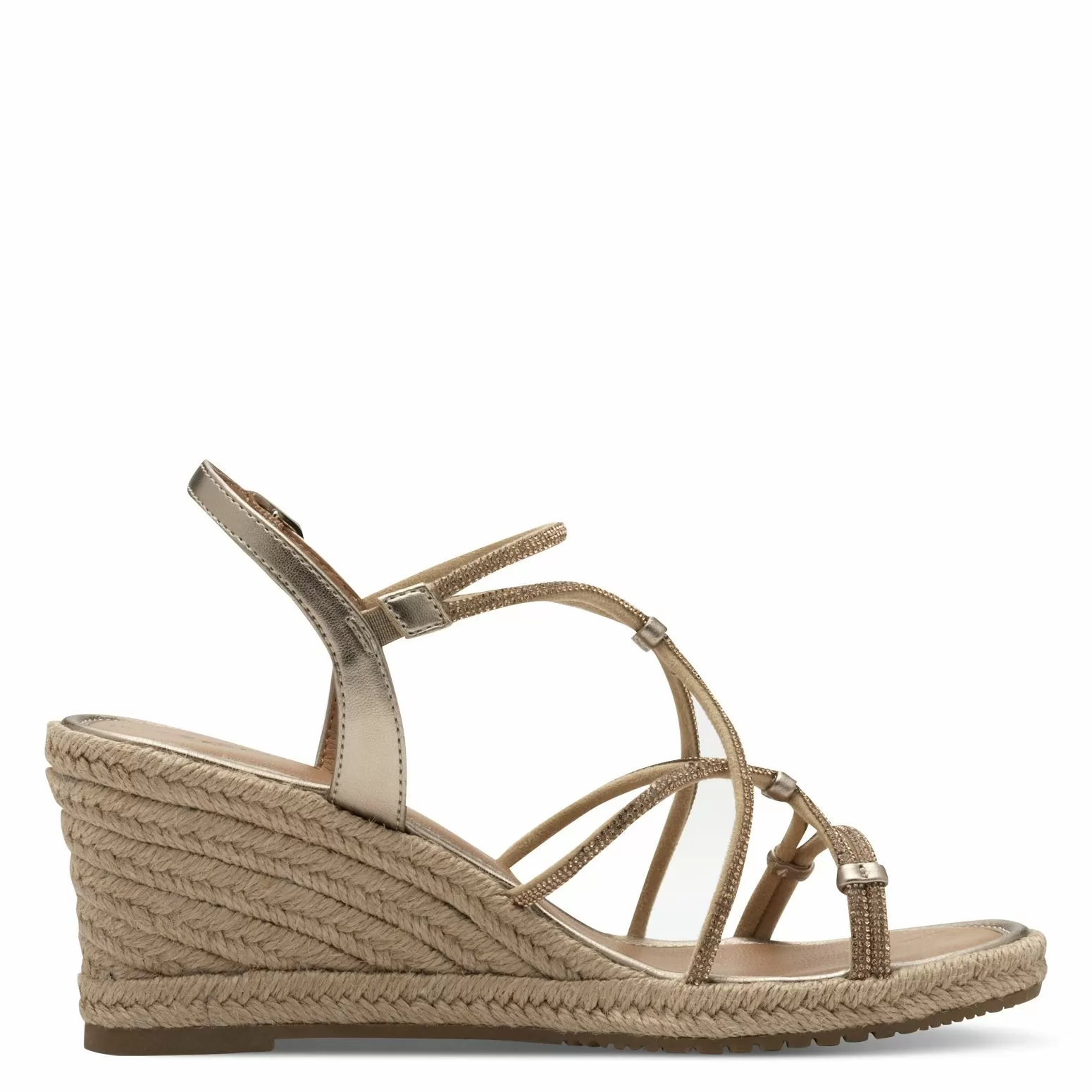 Дамски Сандали На Платформа TAMARIS - 1-28345-44-900 BRONCE