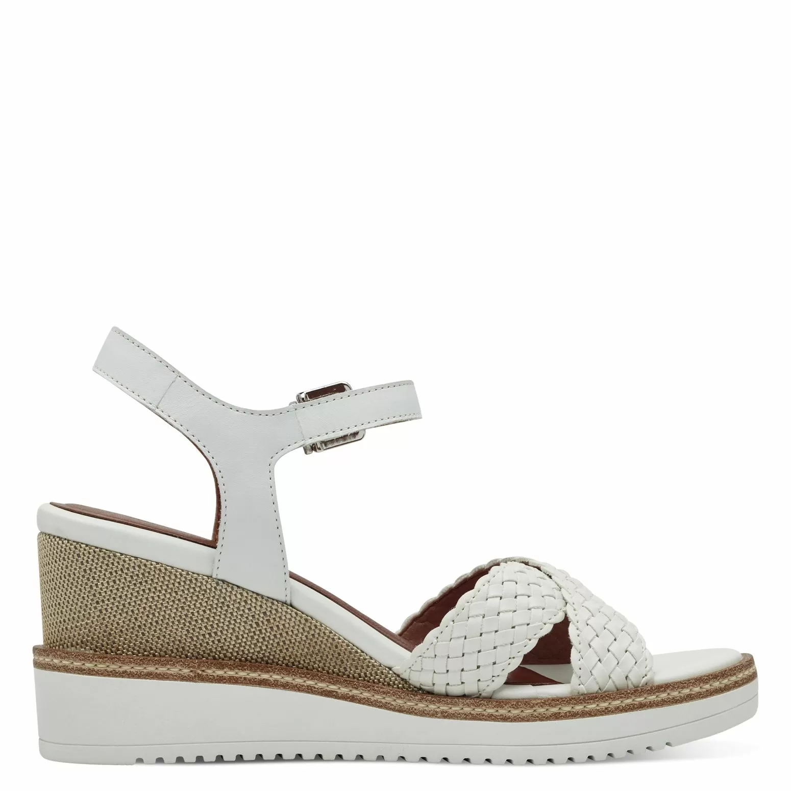 Дамски Сандали На Платформа TAMARIS - 1-28351-44-100 WHITE