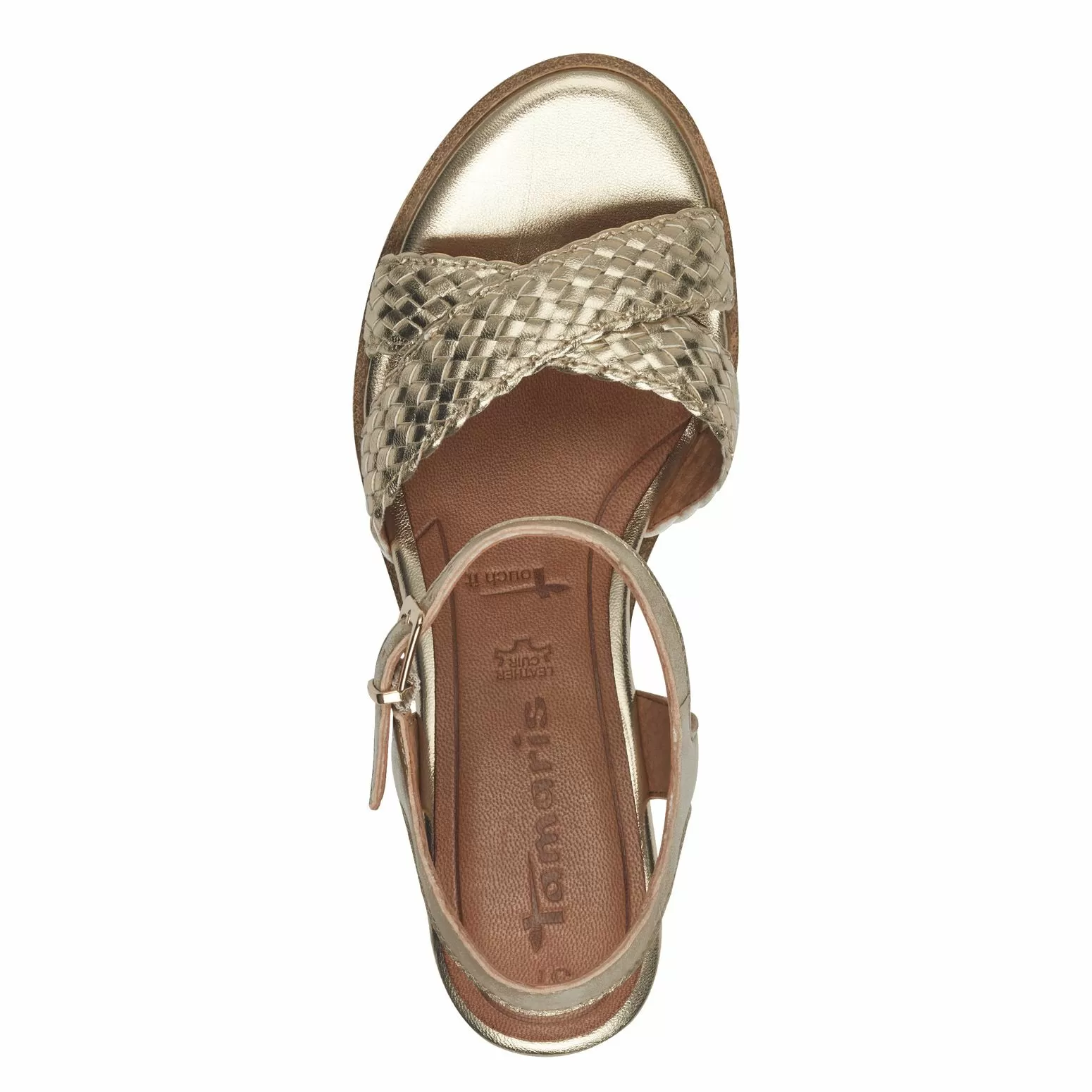 Дамски Сандали На Платформа TAMARIS - 1-28351-44-933 LIGHT GOLD - Image 6