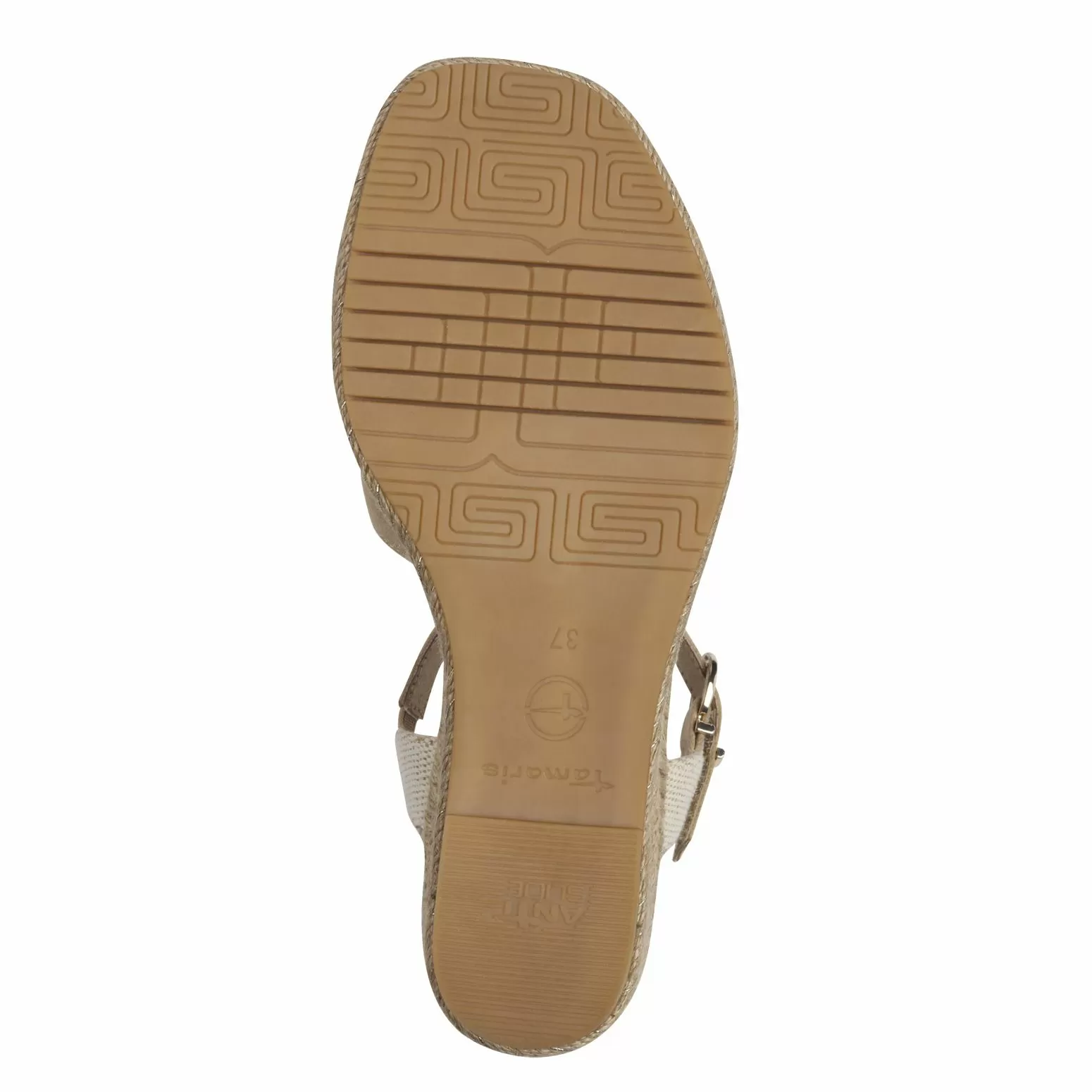 Дамски Сандали На Платформа TAMARIS - 1-28367-42-435 TAN