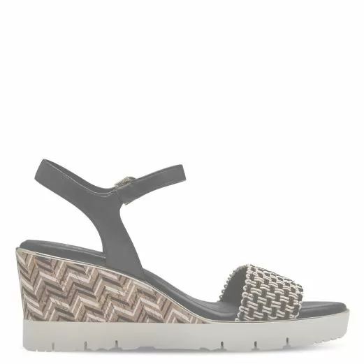 Дамски Сандали На Платформа TAMARIS - 1-28371-42-001 BLACK