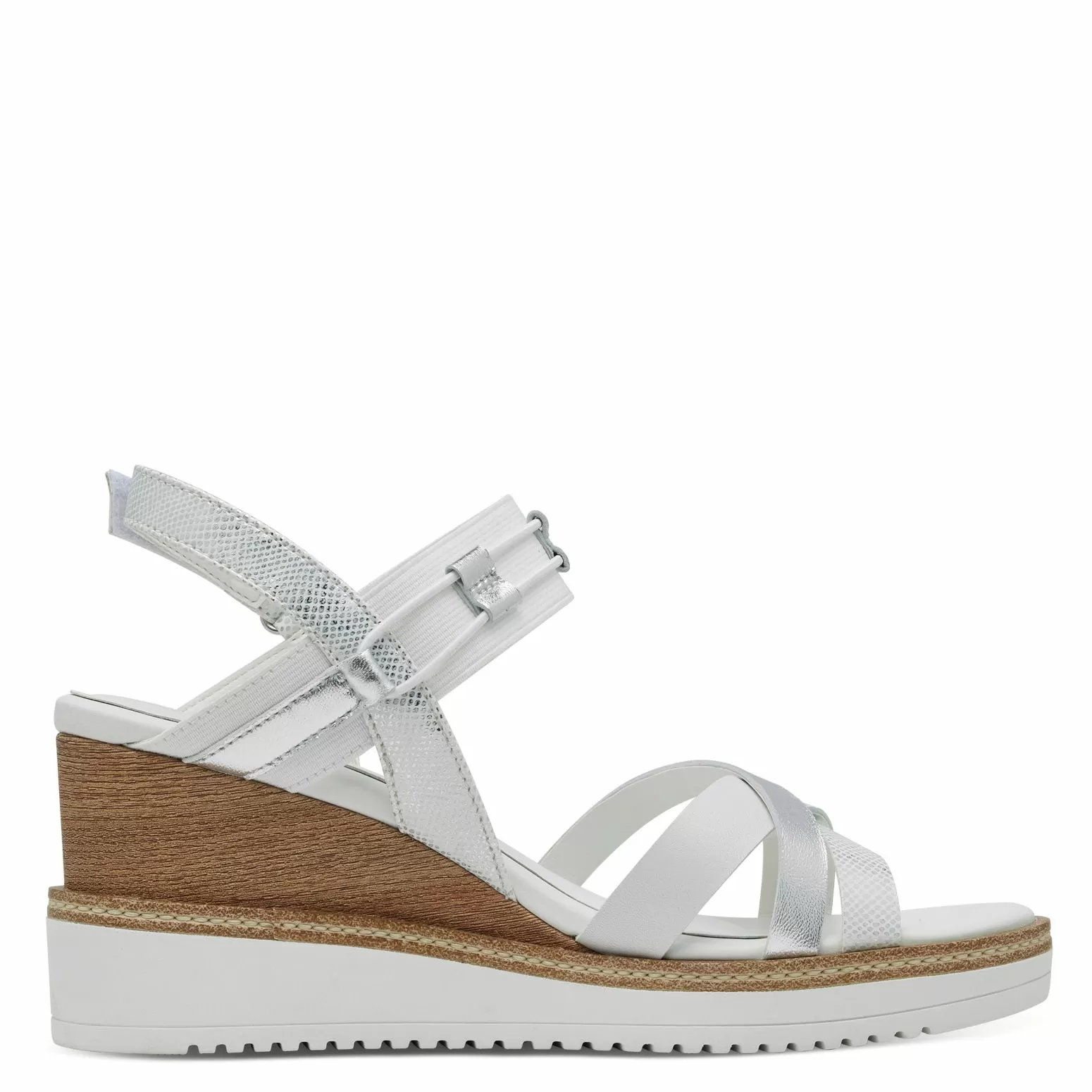 Дамски Сандали На Платформа TAMARIS - 1-28377-44-197 WHITE COMB