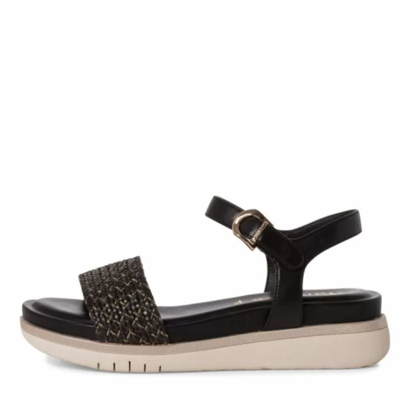 Дамски Сандали На Платформа TAMARIS - 1-28700-42-001 BLACK