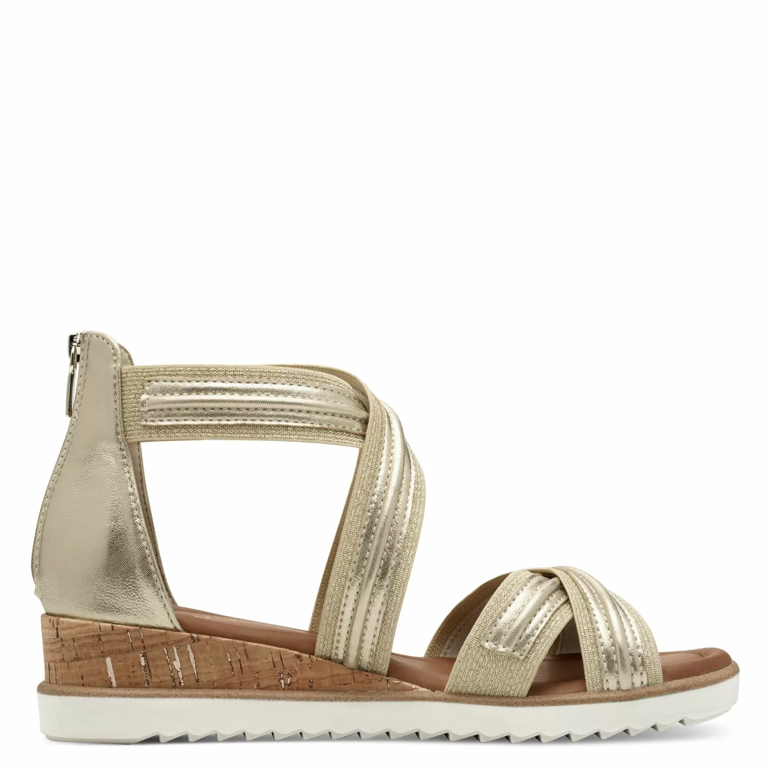 Дамски Сандали На Платформа TAMARIS - 1-28701-44-933 LIGHT GOLD