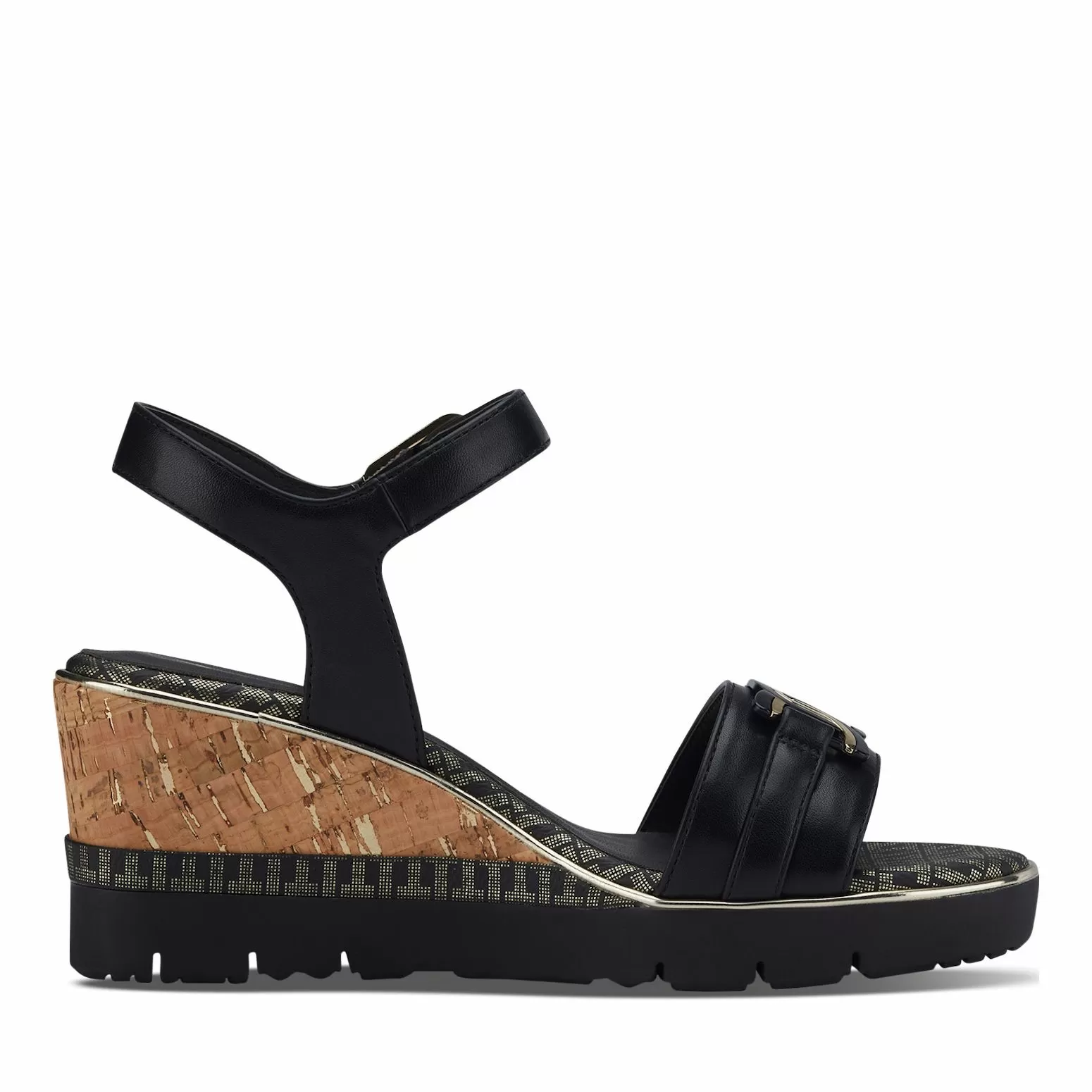 Дамски Сандали На Платформа TAMARIS - 1-28702-42-001 BLACK