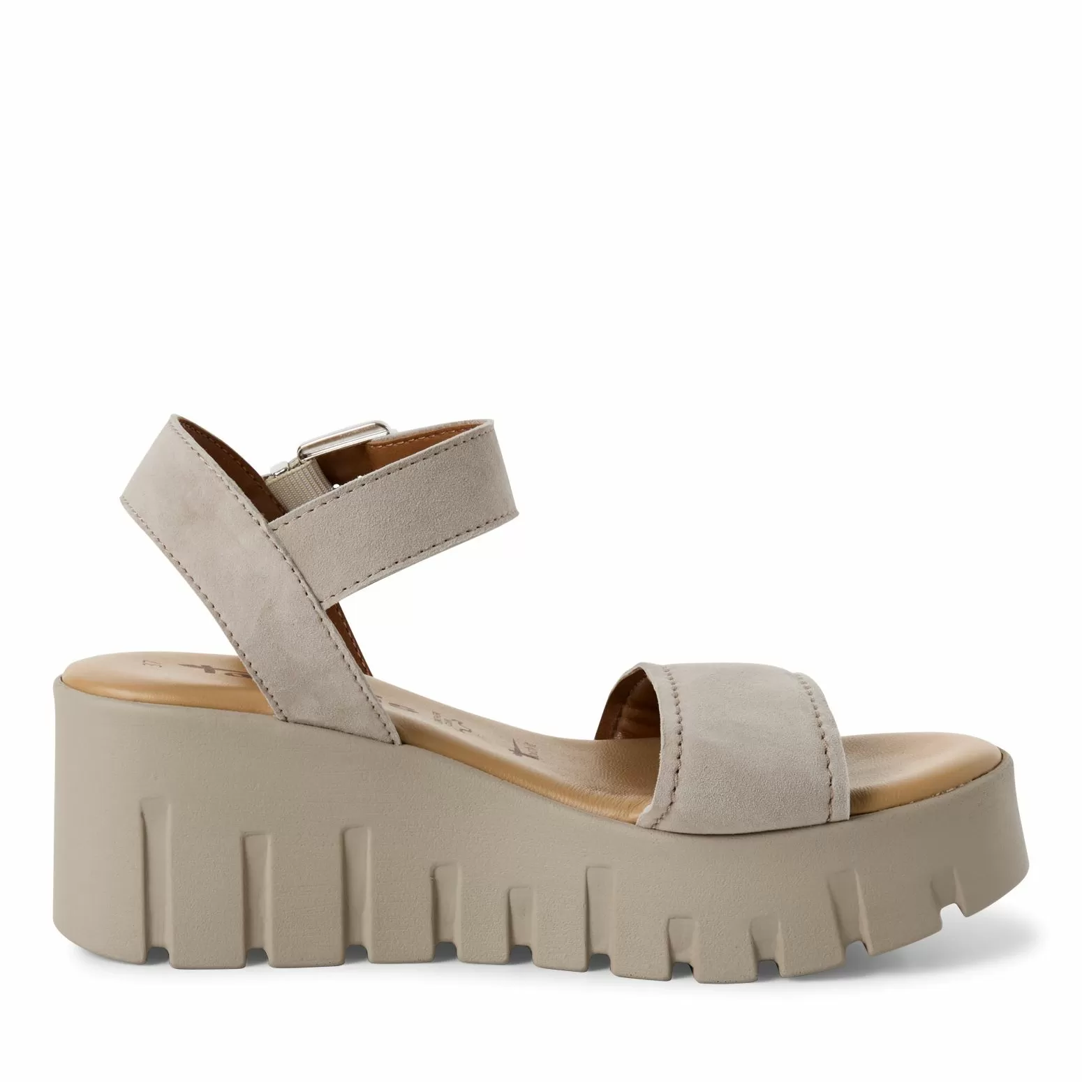 Дамски Сандали На Платформа TAMARIS - 1-28712-42-378 TAUPE SUEDE - Image 6