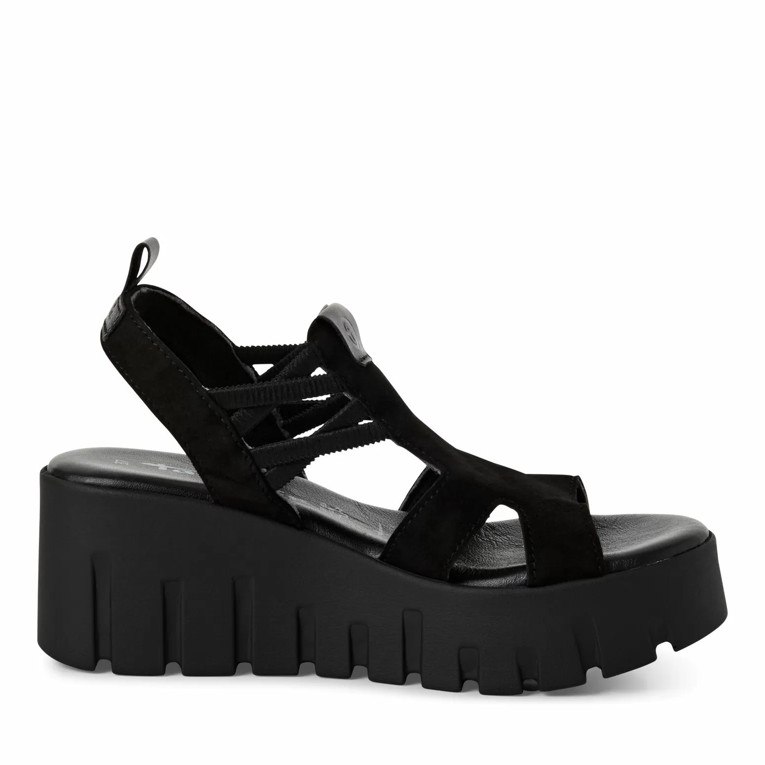 Дамски Сандали На Платформа TAMARIS - 1-28717-44-001 BLACK