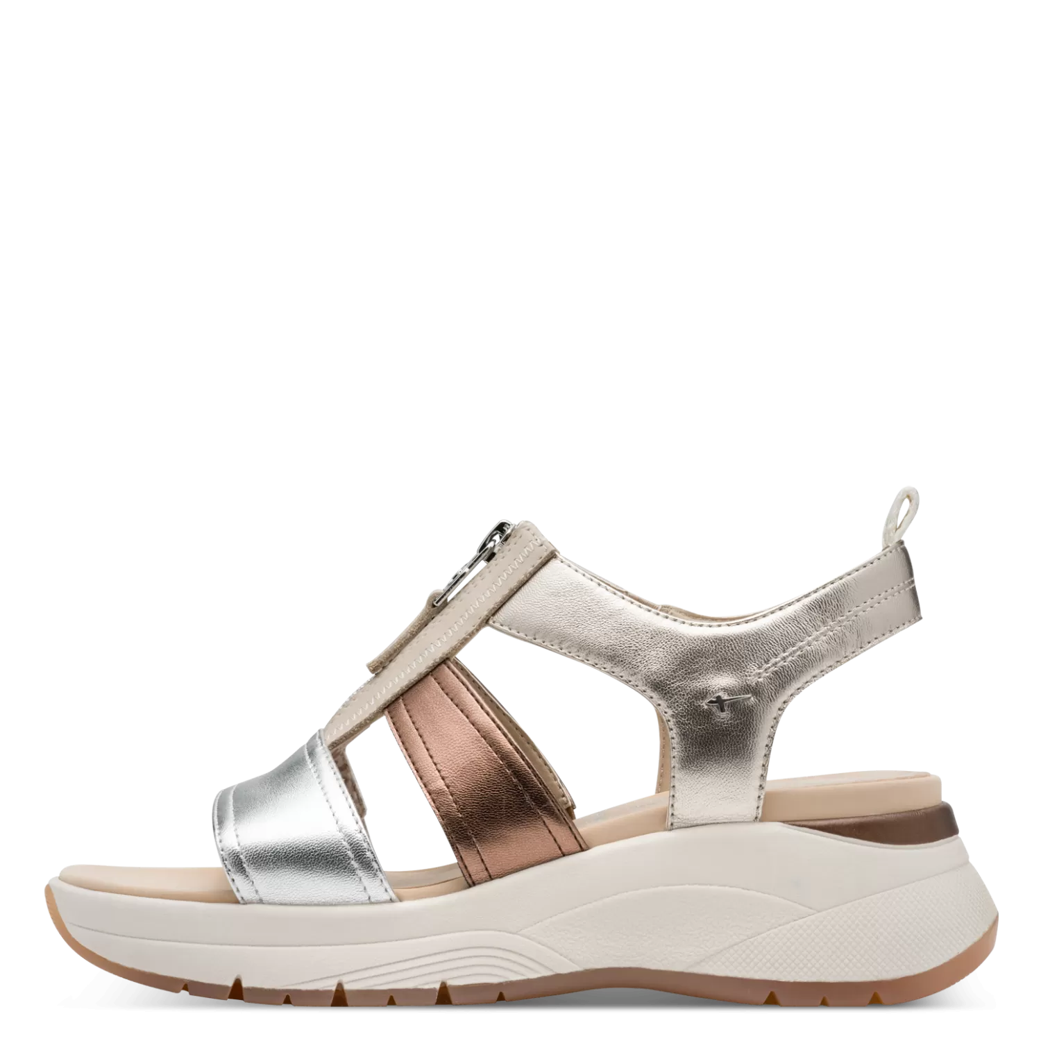 Дамски Сандали На Платформа Tamaris COMFORT - 88722 METALLIC COMB