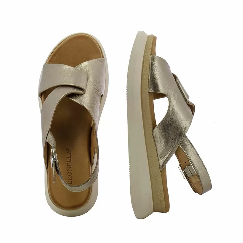 Дамски Сандали На Платформа VERONELLA - 030-139-2626 MTLC HAT