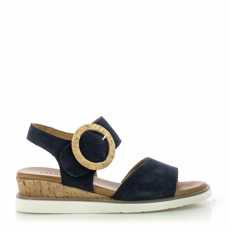 Дамски Сандали На Платформа VERONELLA - 030-159-3374 NAVY SUEDE