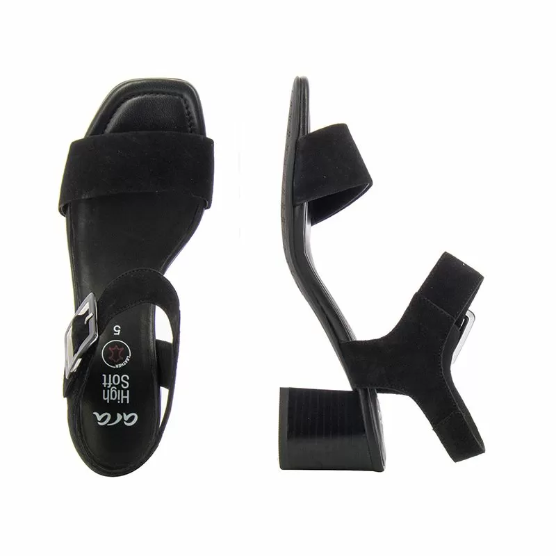 Дамски Сандали На Ток ARA - 12-20507-01 SCHWARZ