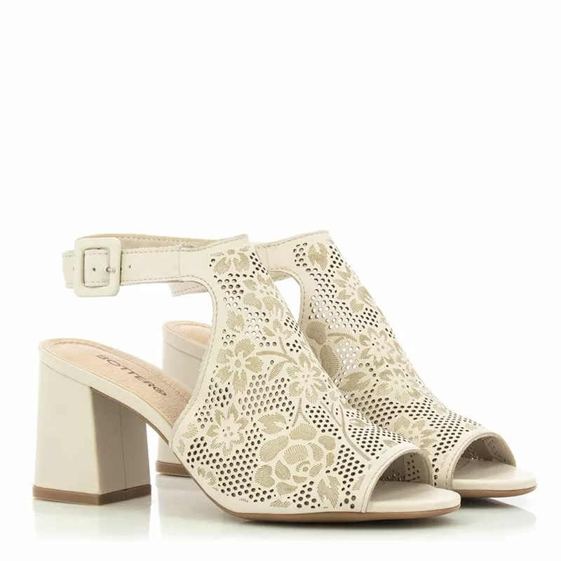 Дамски Сандали На Ток BOTTERO - 358304 OFF WHITE - Image 5