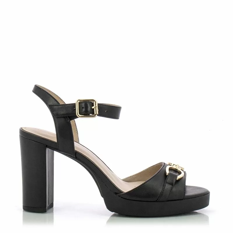 Дамски Сандали На Ток GEOX - D55B6A D WALK PLEASURE 85S BLACK