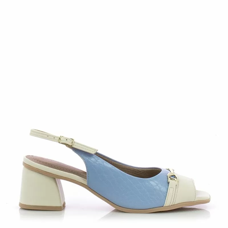 Дамски Сандали На Ток PICCADILLY - 715023 ADRIANA MIRTILO/OFF WHITE