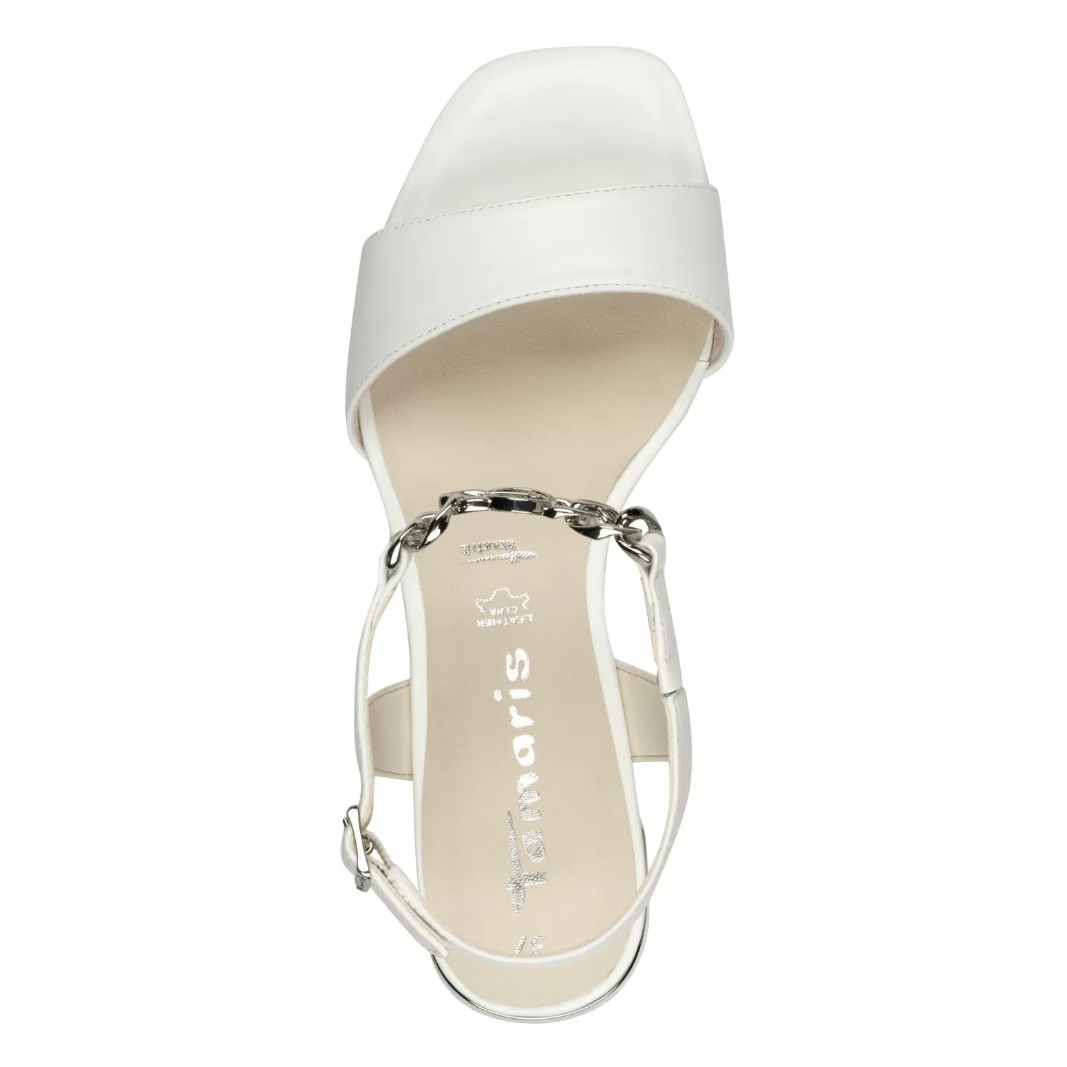 Дамски Сандали На Ток TAMARIS - 1-28245-44-100 WHITE - Image 6