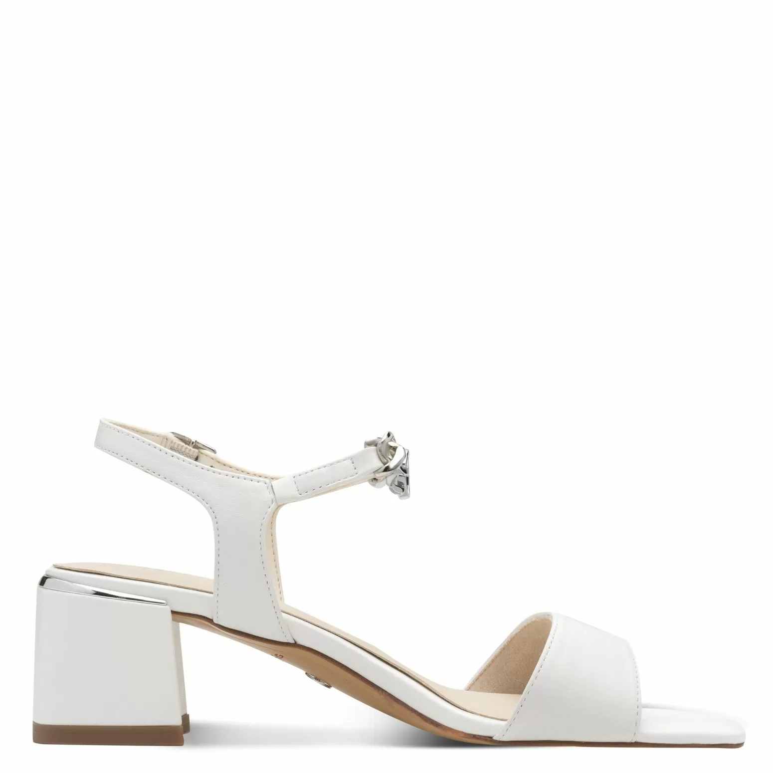 Дамски Сандали На Ток TAMARIS - 1-28245-44-100 WHITE