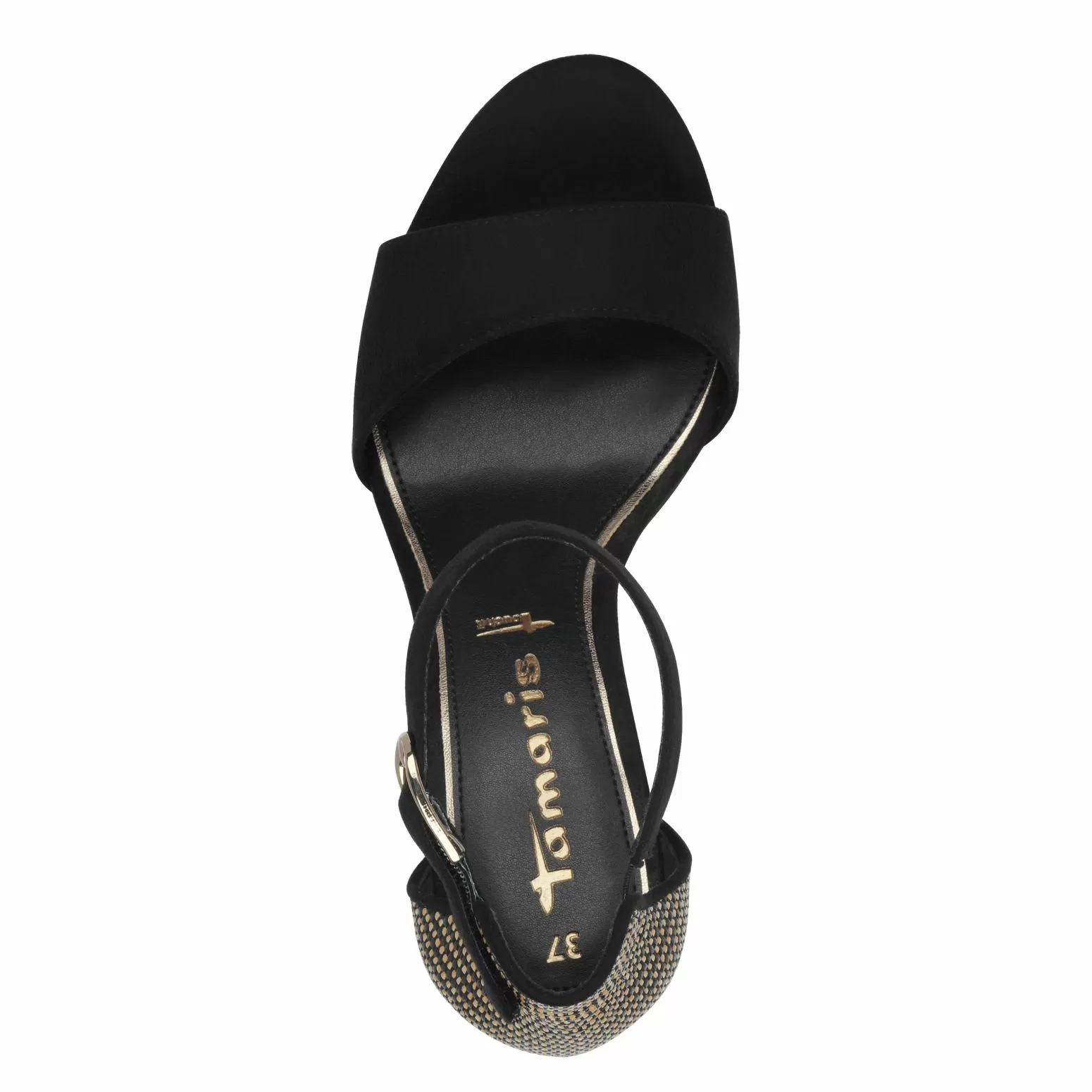 Дамски Сандали На Ток TAMARIS - 1-28356-42-0C8 BLACK COMB - Image 6