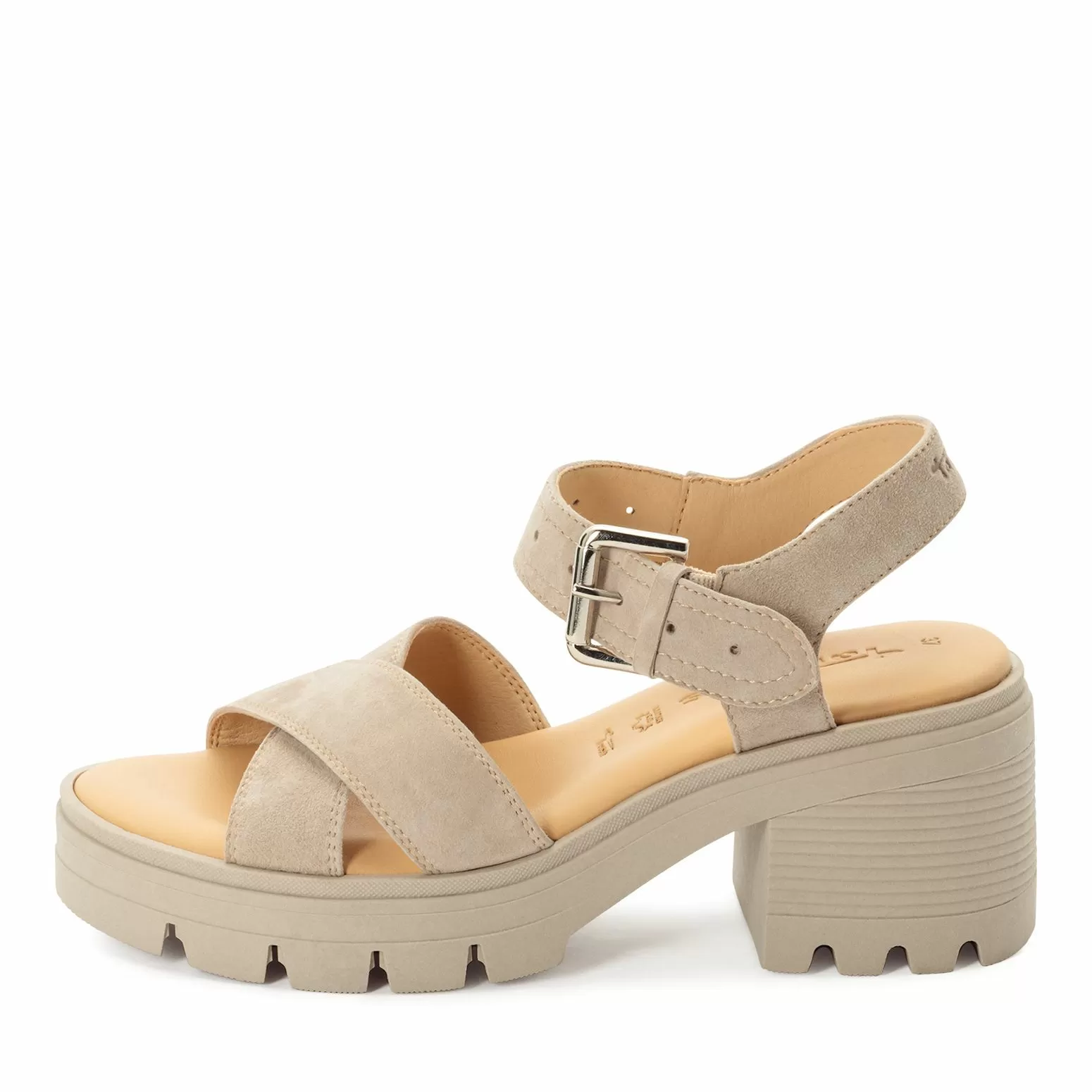 Дамски Сандали На Ток TAMARIS - 1-28704-46-341 TAUPE