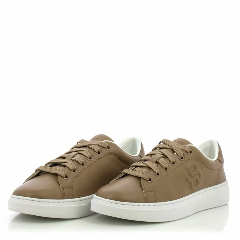 Дамски Сникърс BOSS - 50541649 KIERAN TENN HFLTBB MEDIUM BEIGE
